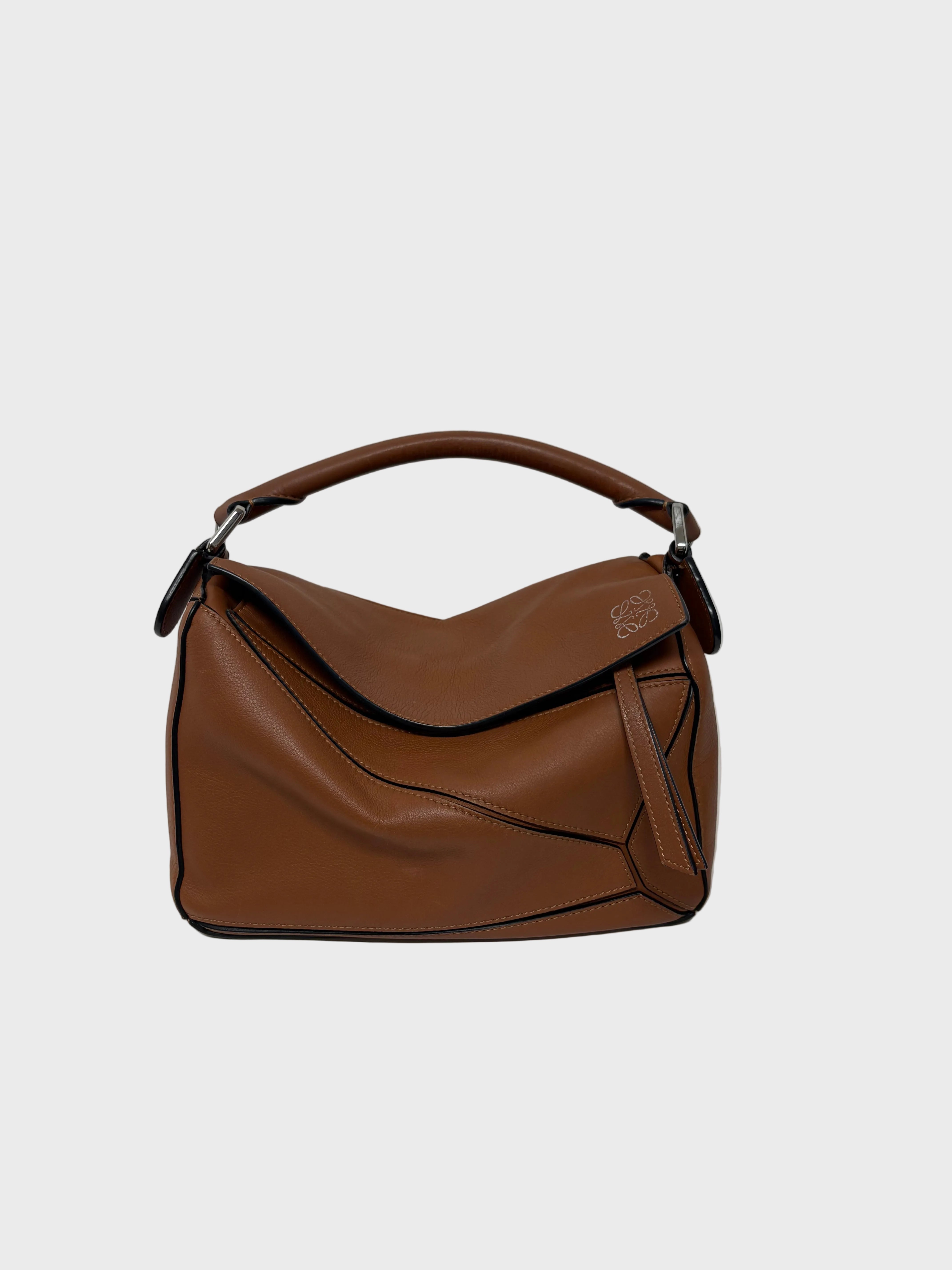 Loewe puzzle small pequeño camel marrón