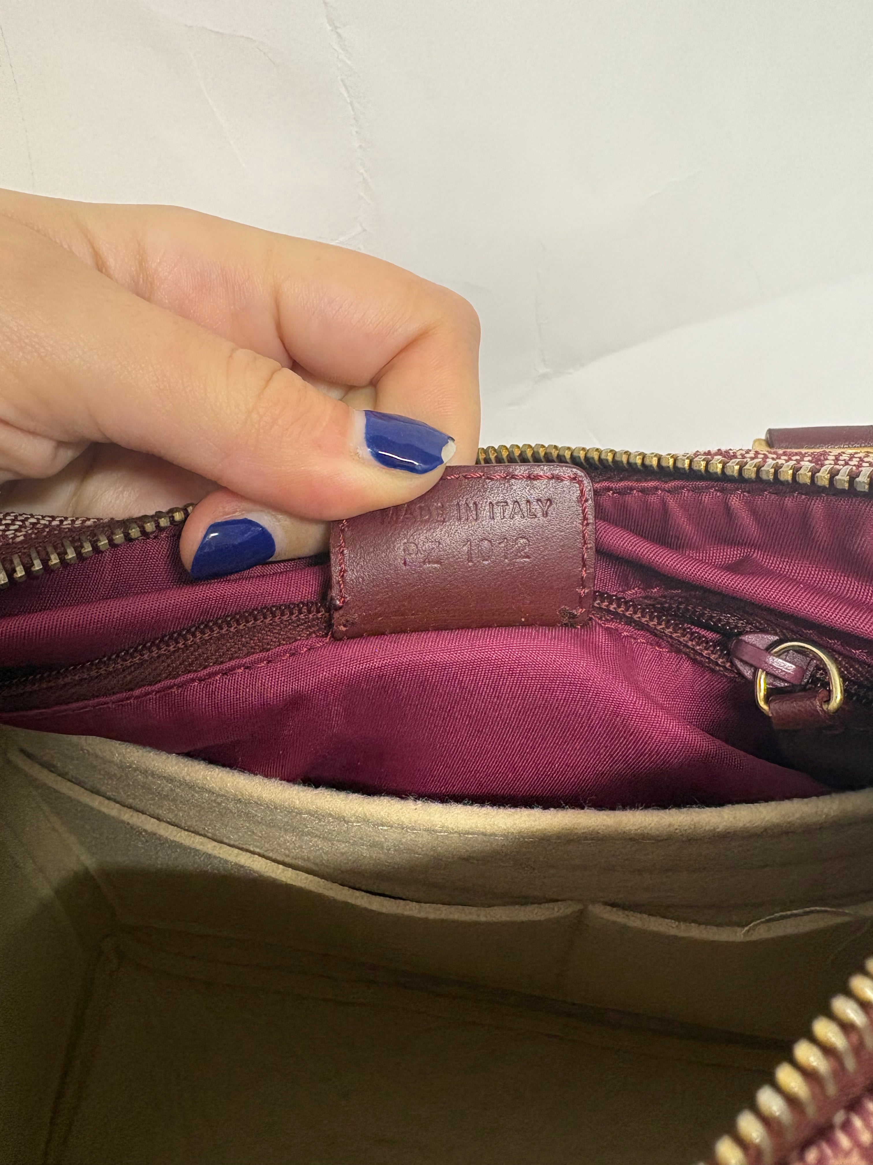 Christian Dior Boston Trotter Rojo Burdeos – Con Bandolera