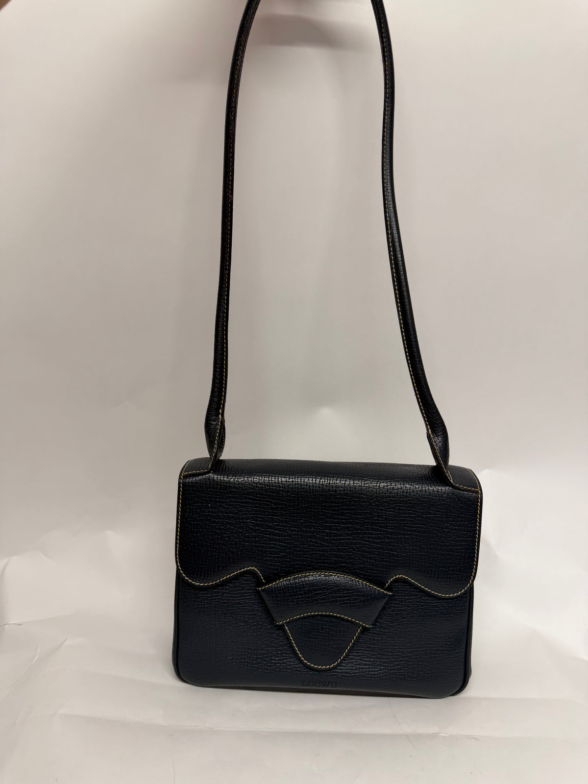 Loewe Barcelona Bandolera Vintage Azul Marino