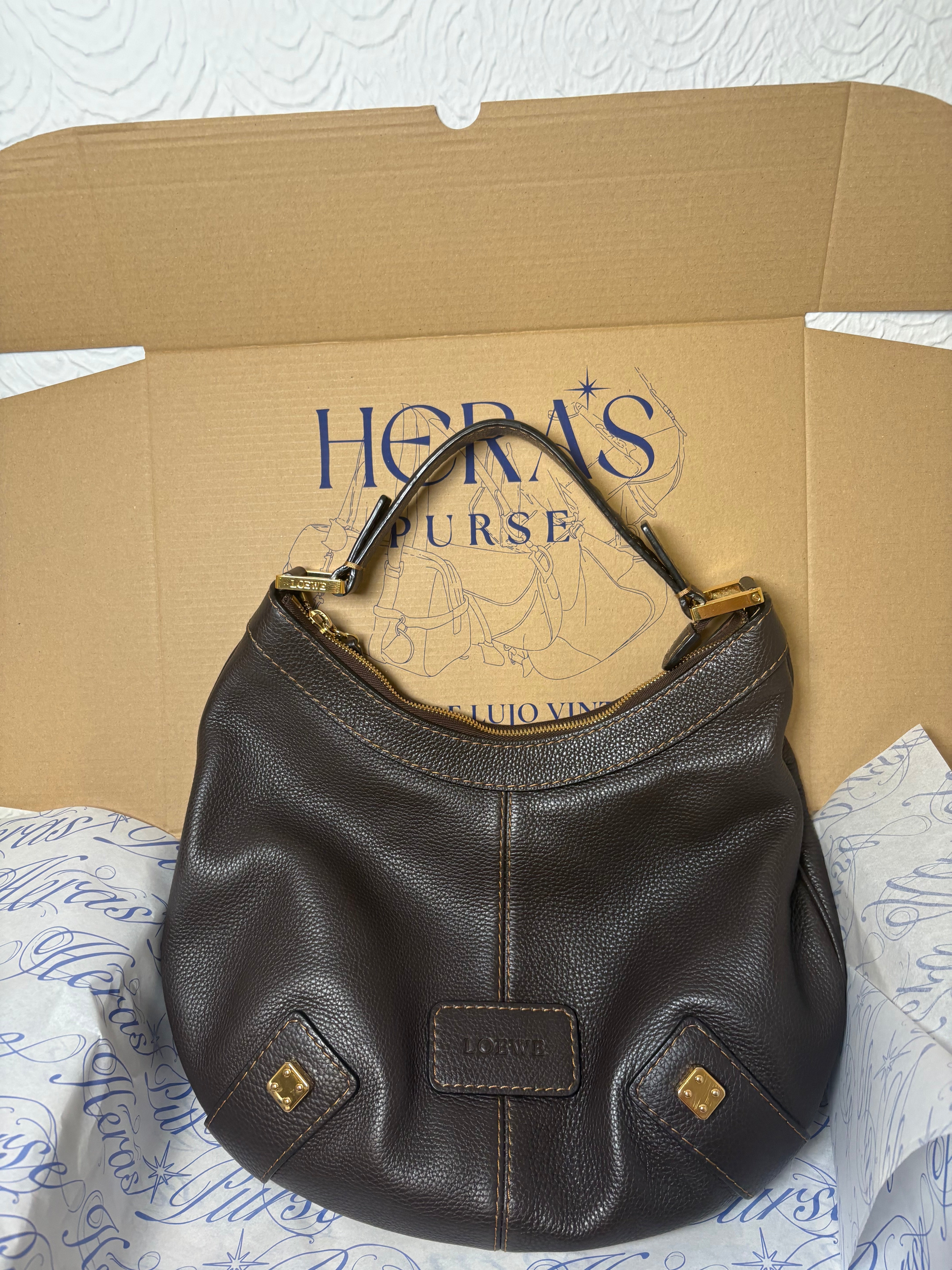 Loewe Hobo Road Safari Marrón Chocolate Large