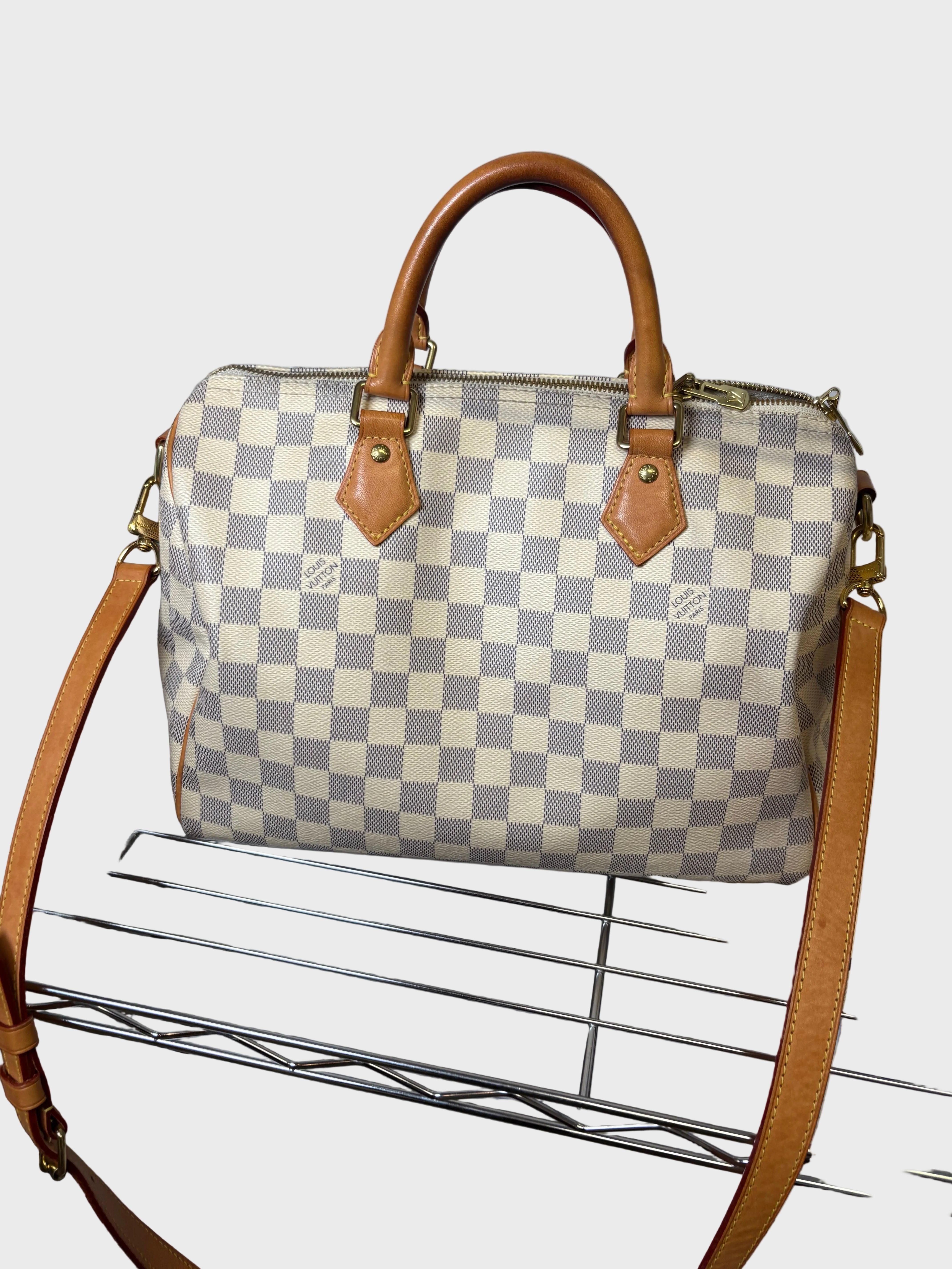 Louis Vuitton Speedy Bandoulière 30 Damier Azur