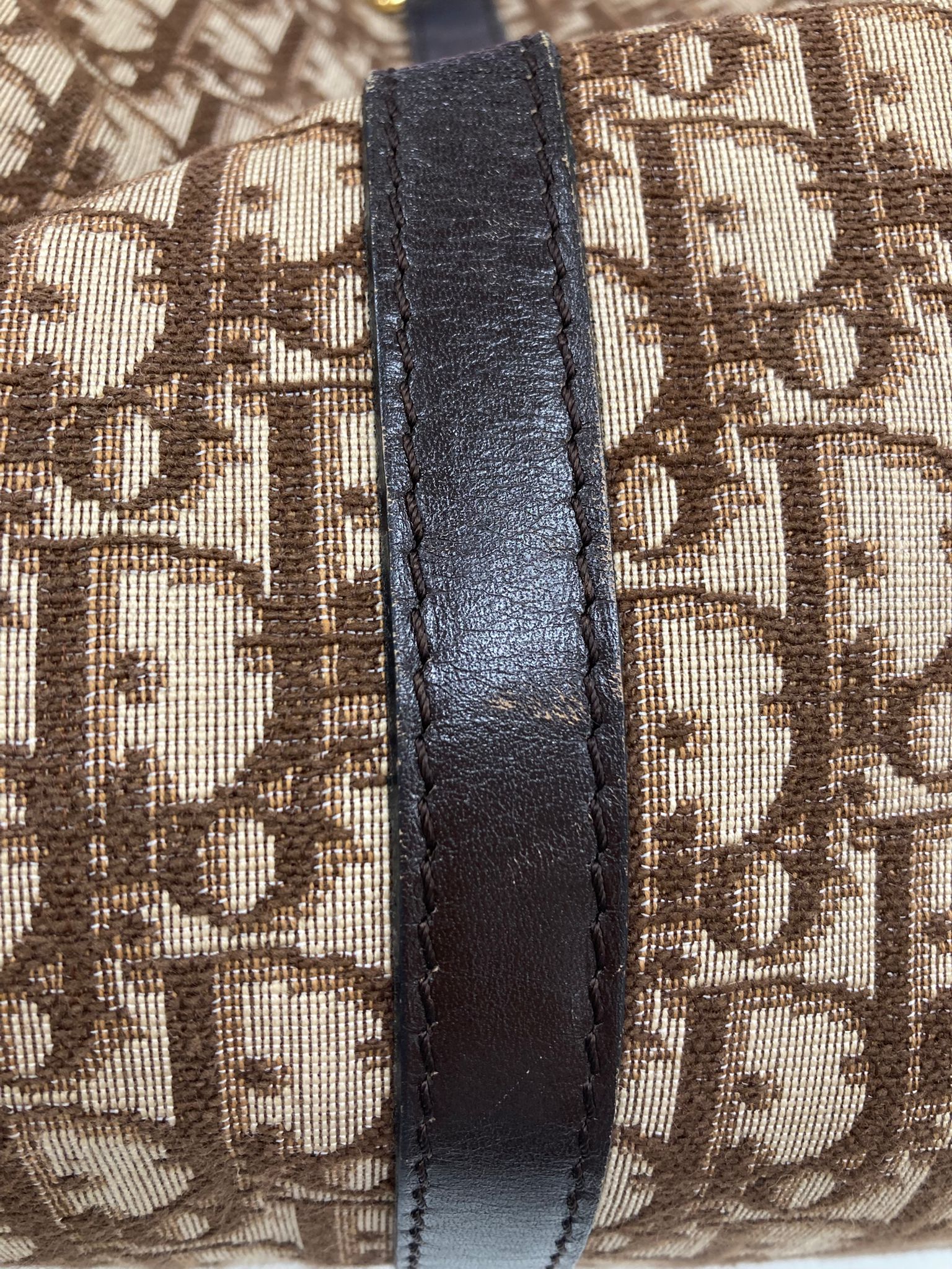 Dior trotter 40 vintage marrón