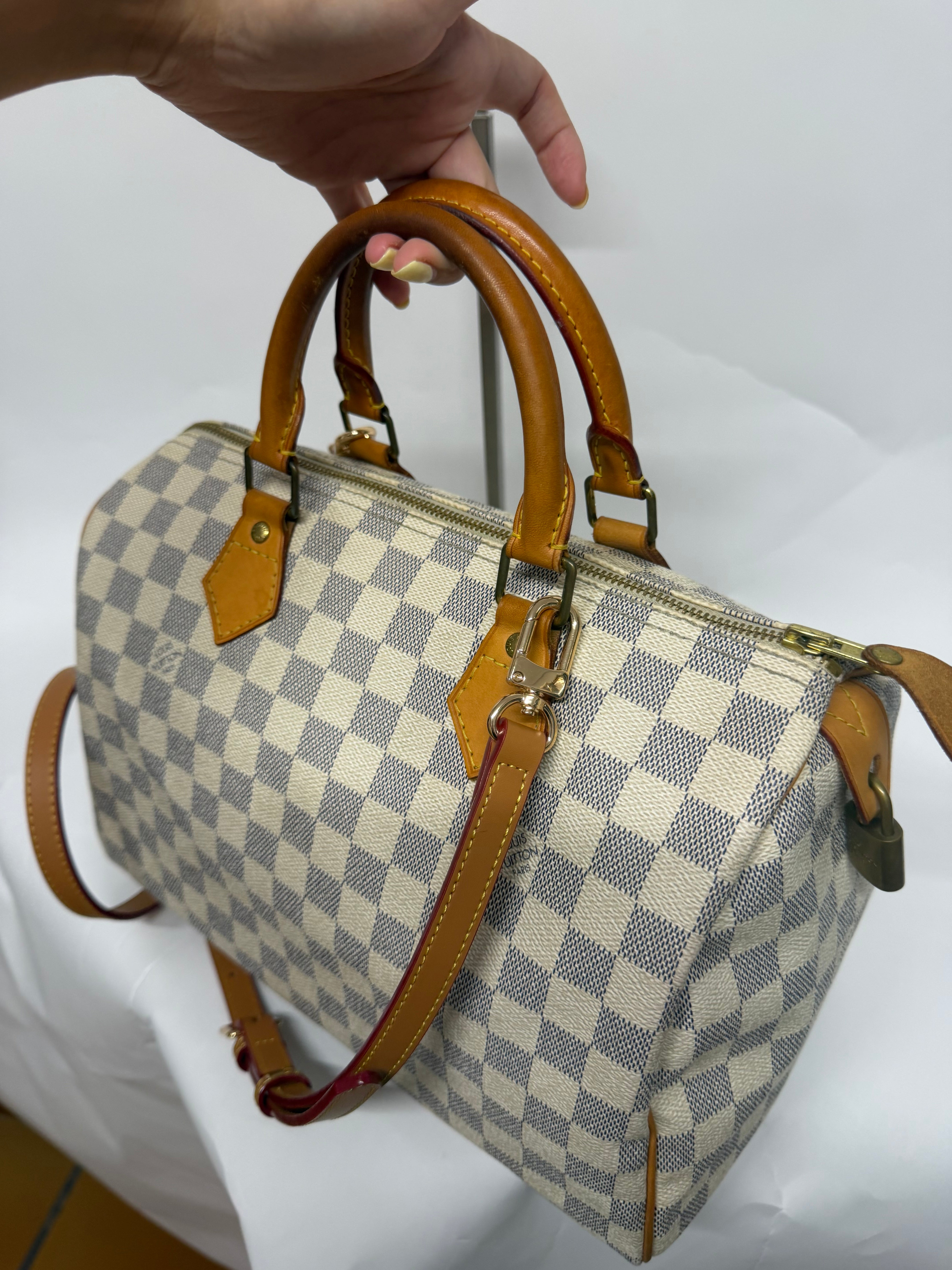 Louis Vuitton Speedy 30 Damier Azur