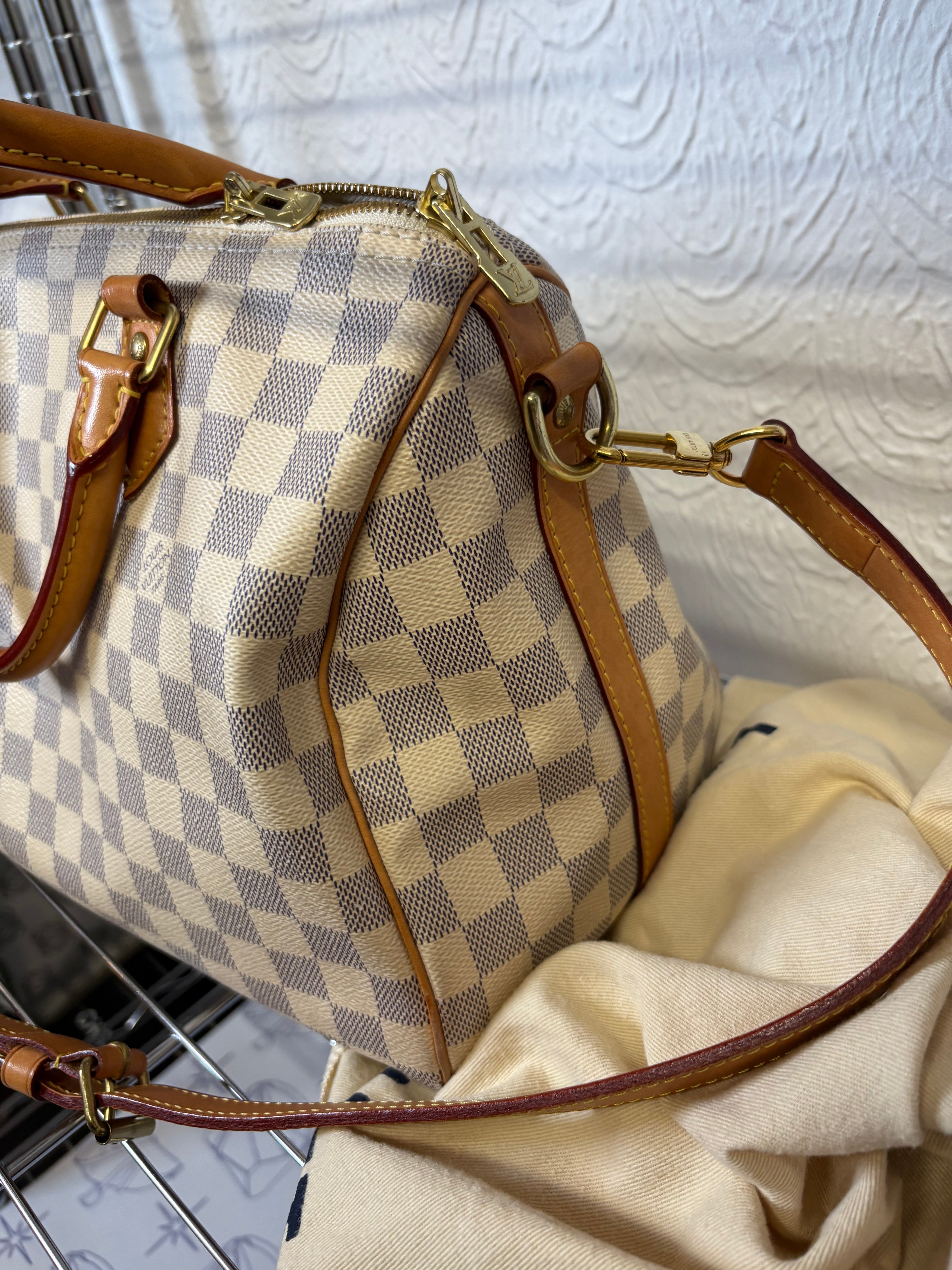 Louis Vuitton Speedy Bandoulière 30 Damier Azur