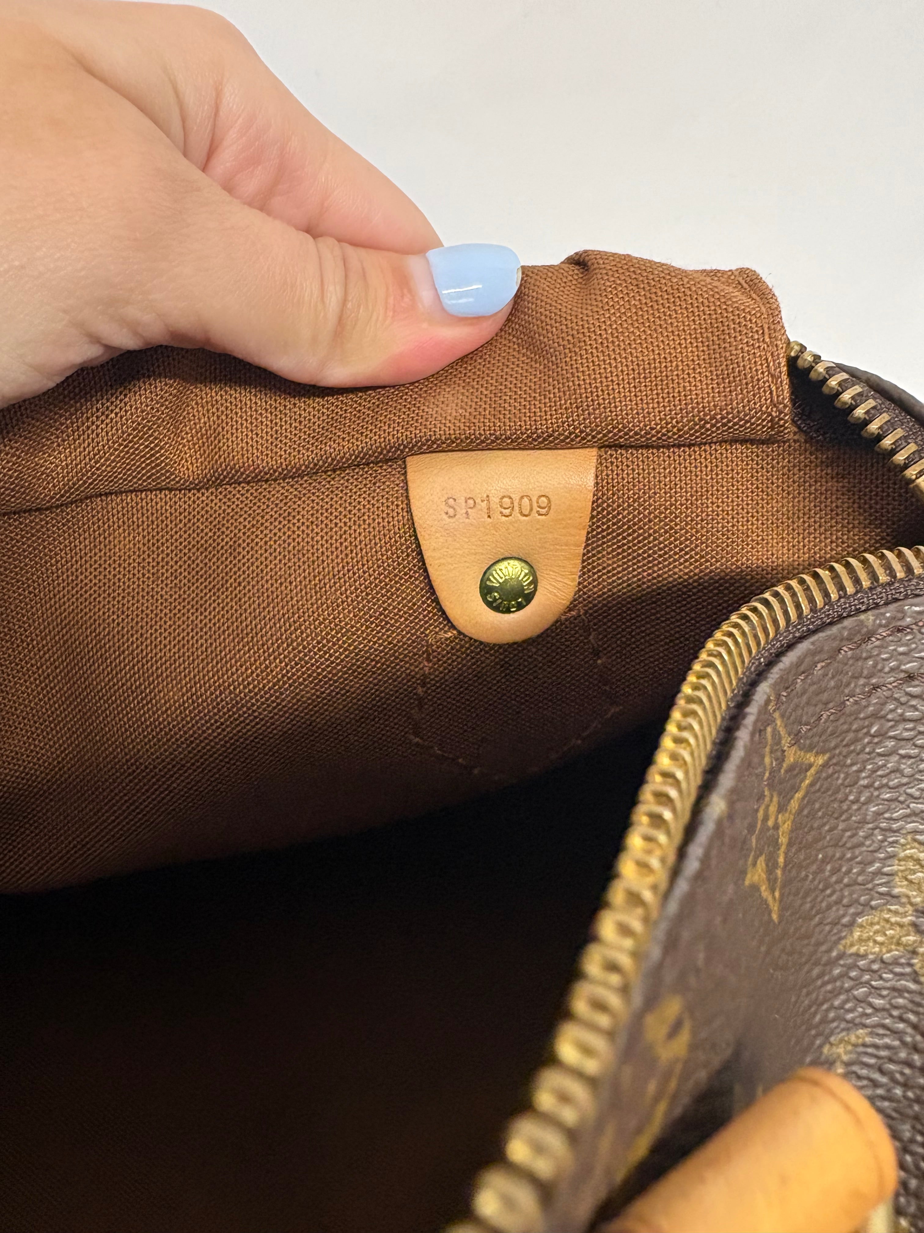 Louis Vuitton speedy 25 canvas Monogram SP1909