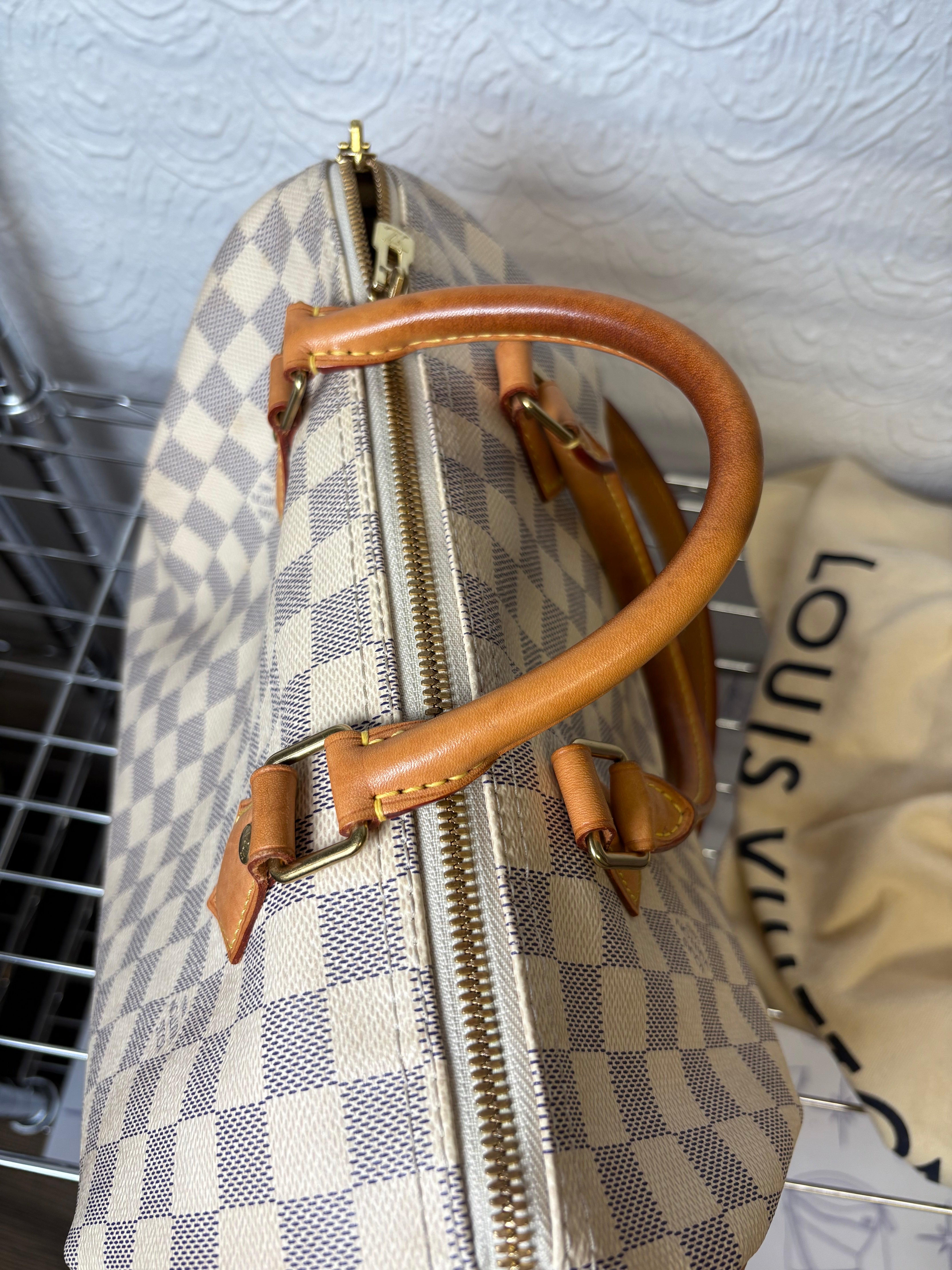 Louis Vuitton Speedy Bandoulière 30 Damier Azur