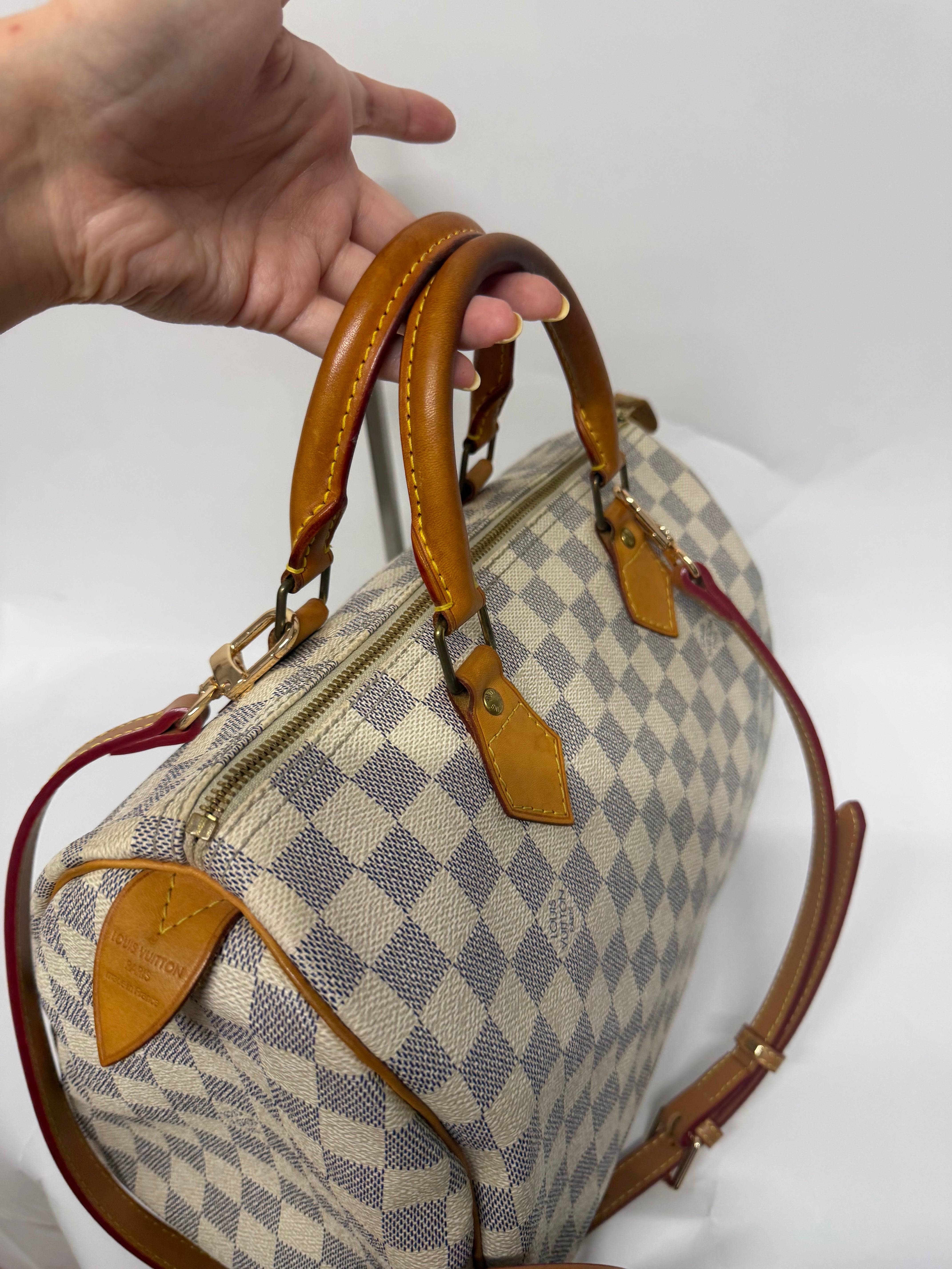 Louis Vuitton Speedy 30 Damier Azur