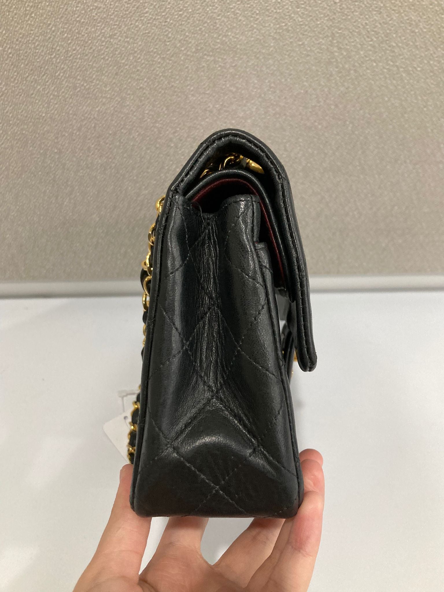 Chanel timeless 23 doble flap negro serie 1