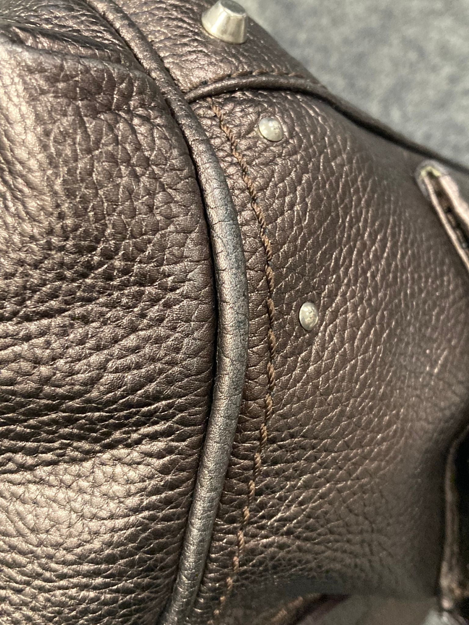 Chloé Paddington Metallic – Piel bronce