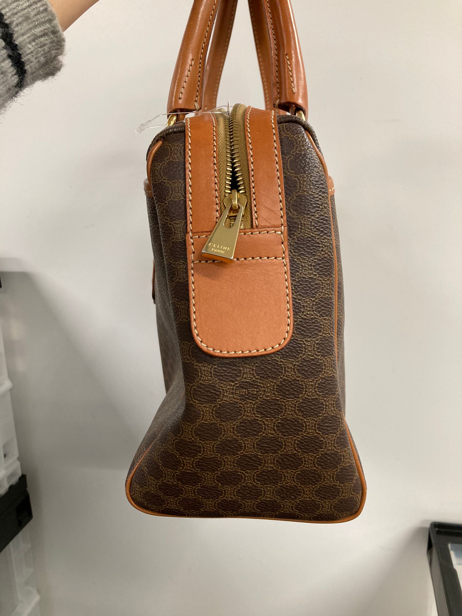 Céline Macadam Boston Bag