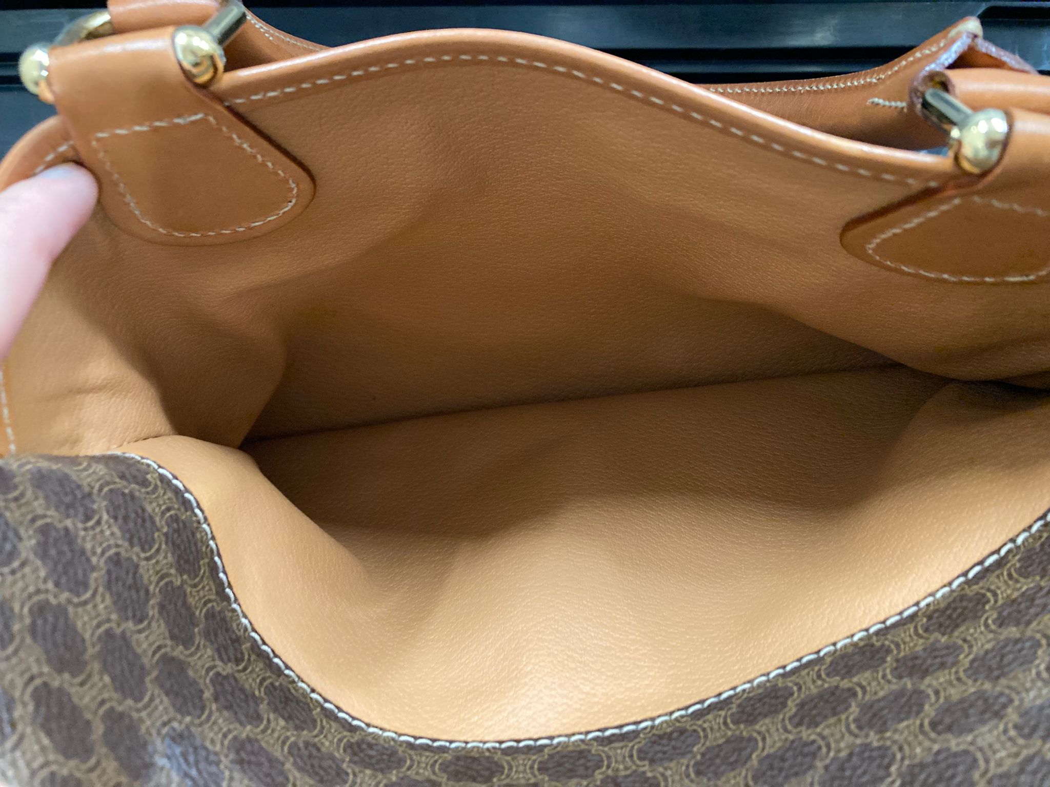 Céline Macadam Boston Bag