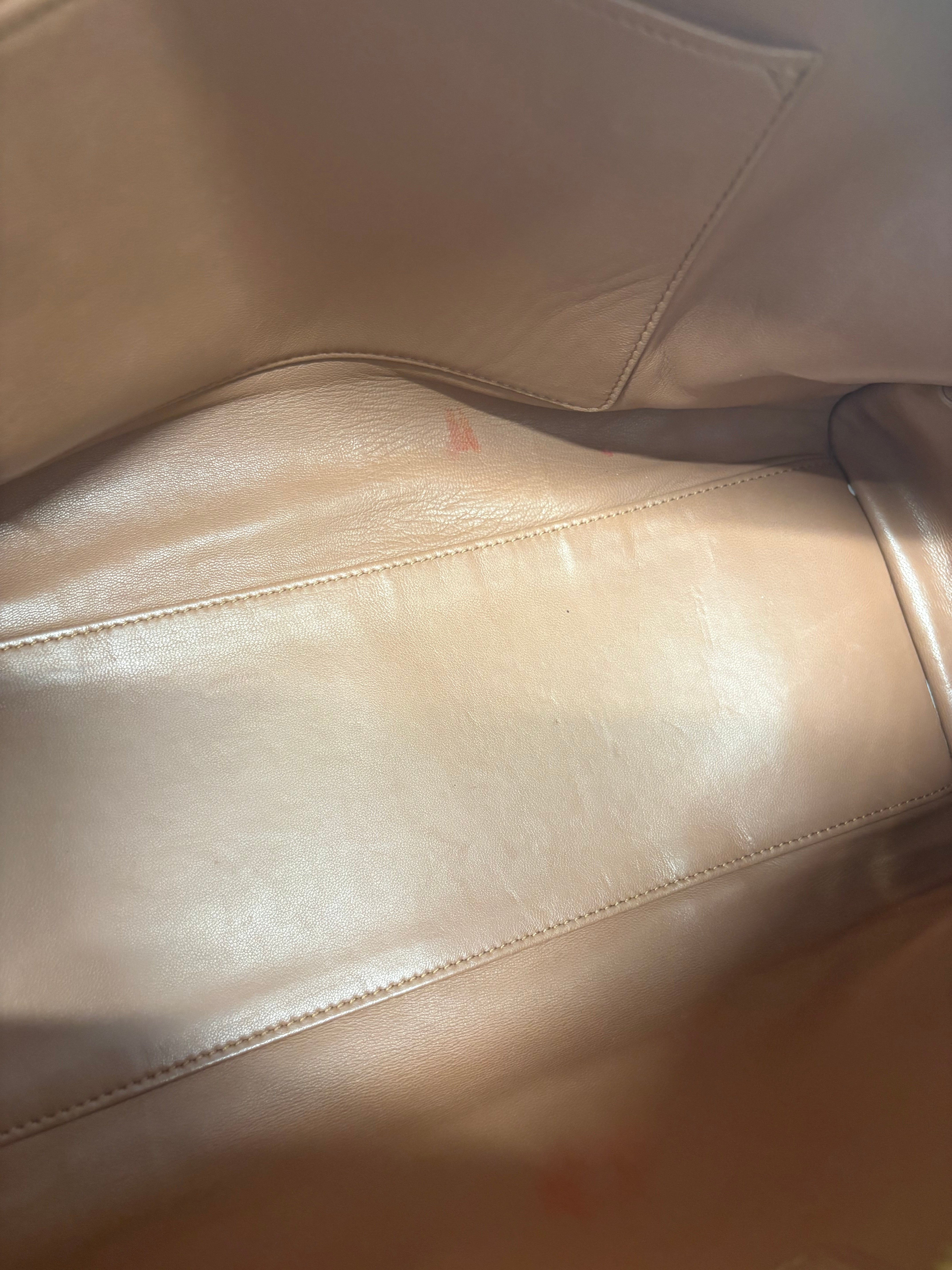 Loewe Amazona 35 Tricolor Marrón, Burdeos y Beige