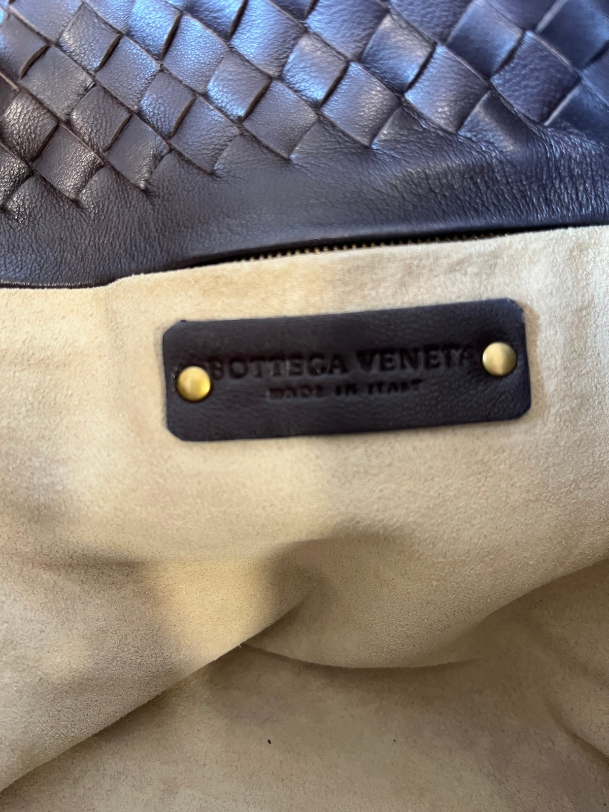 Bottega Veneta Capri Tote Grande Nappa Intrecciato Marrón