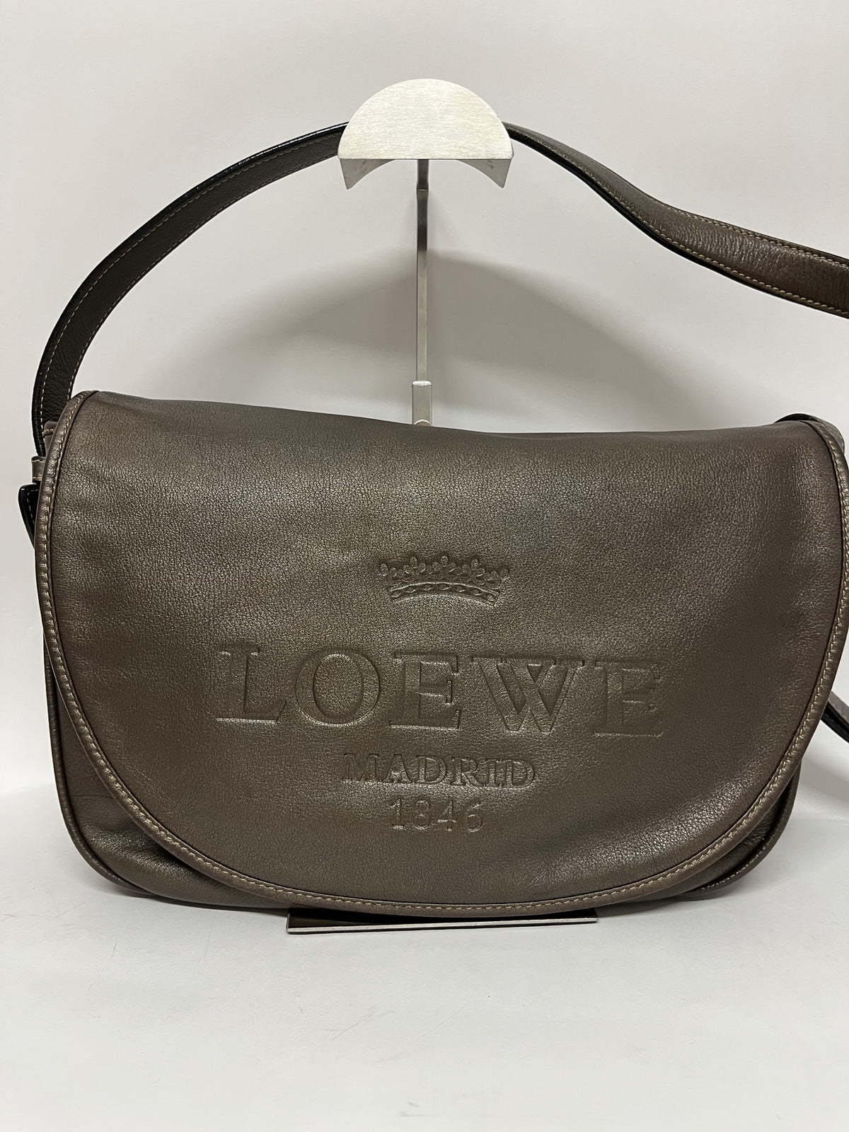 Loewe Heritage Grande Piel Marrón Metalizado