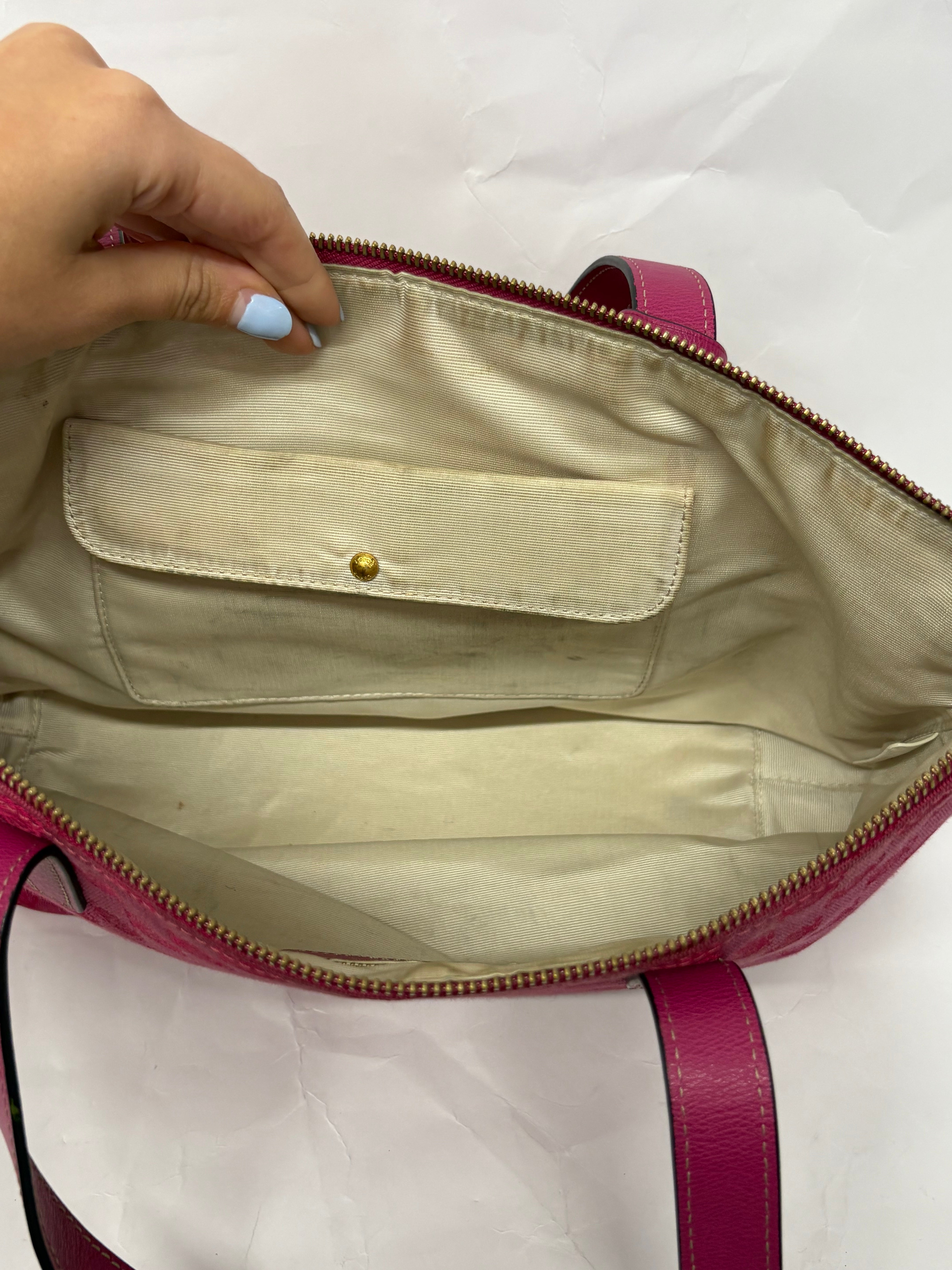 Loewe Tote Vintage Rosa Fucsia Anagram
