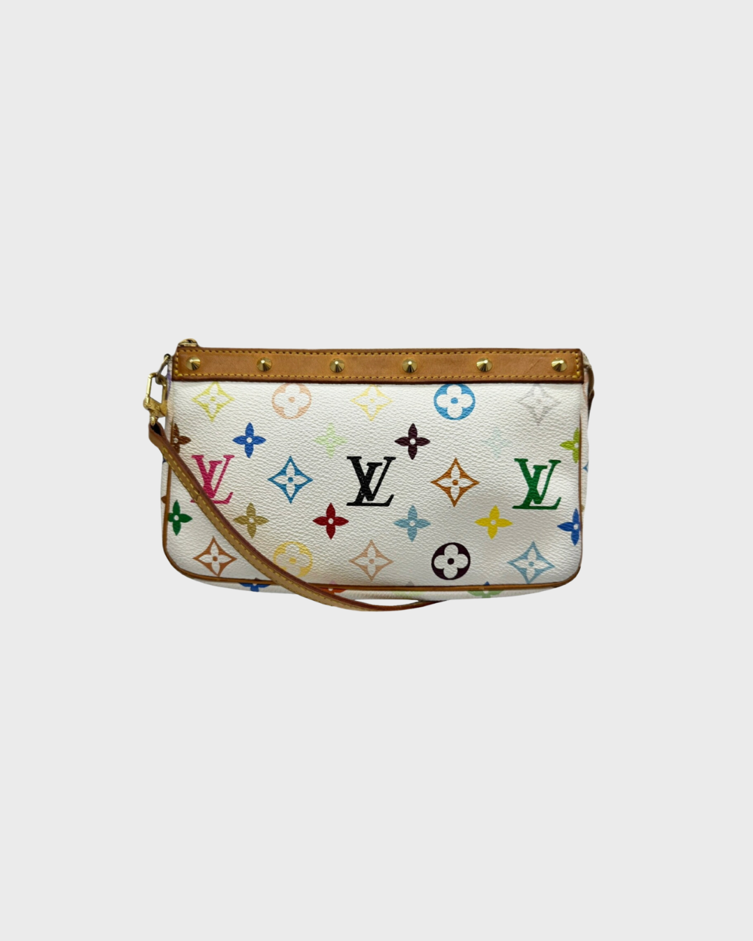 Louis Vuitton Pochette Accessoires Murakami Multicolor blanco