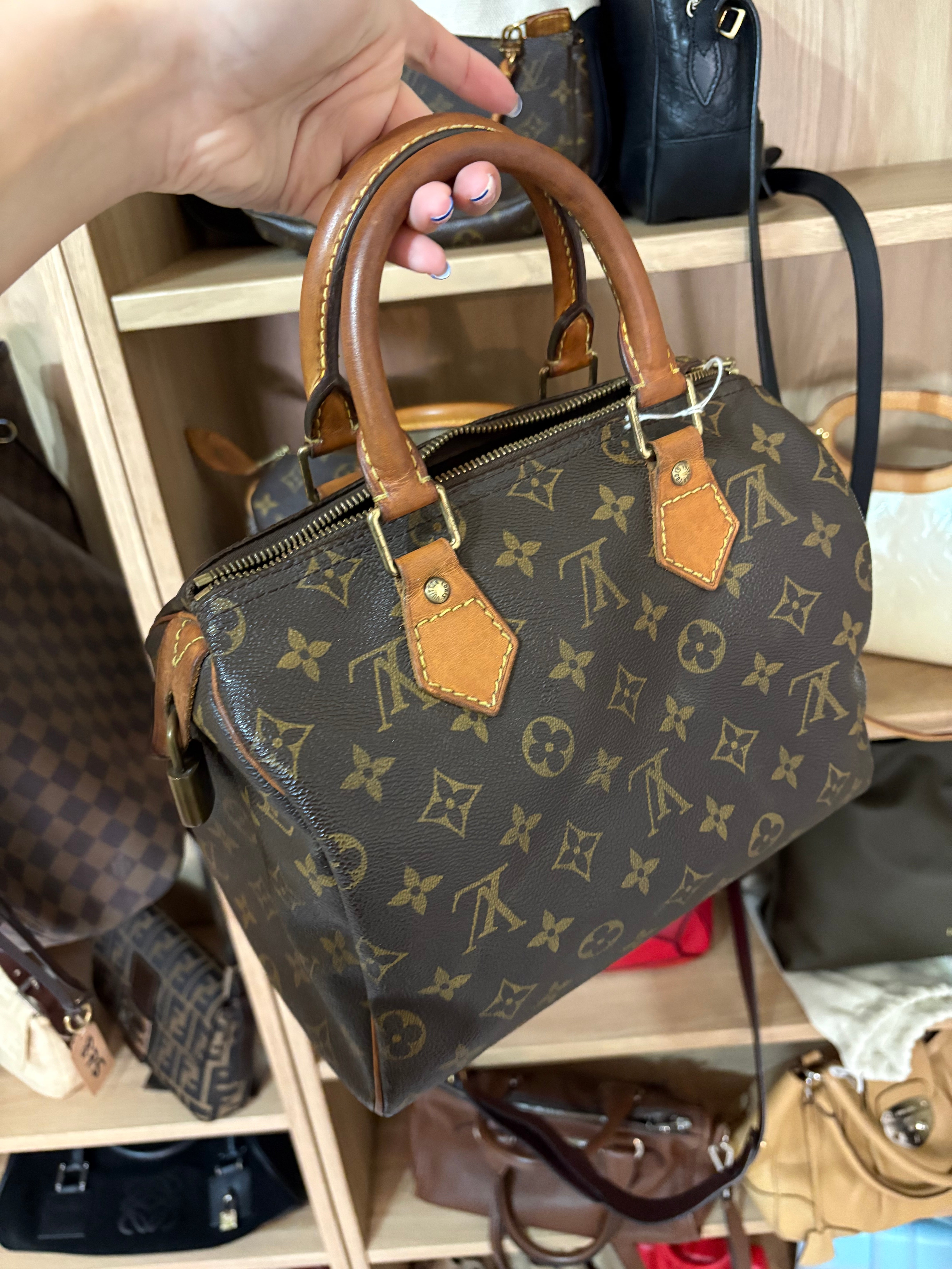 Louis Vuitton speedy 25 canvas monogram