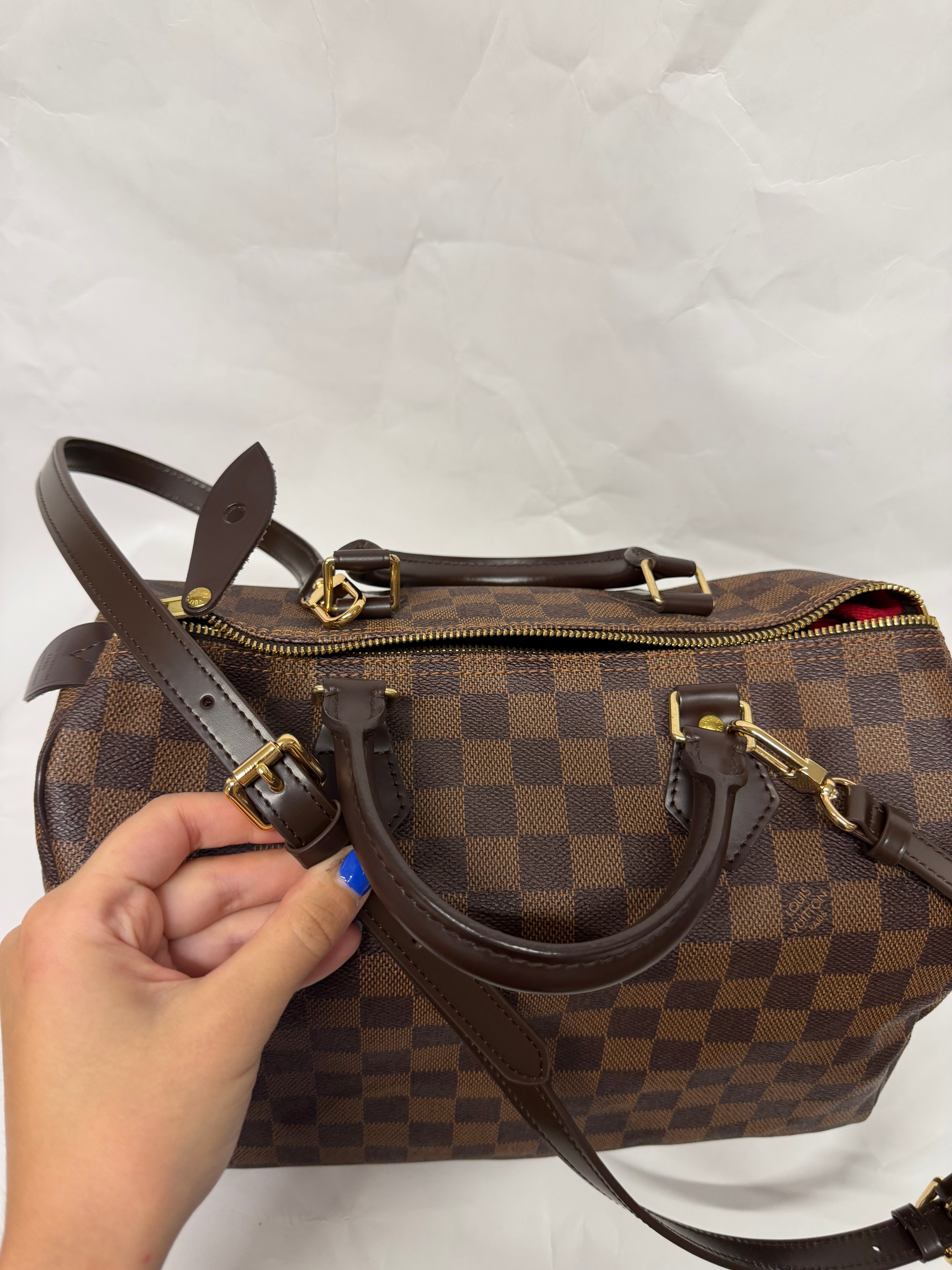 Louis Vuitton Speedy 30 Damier Ebene