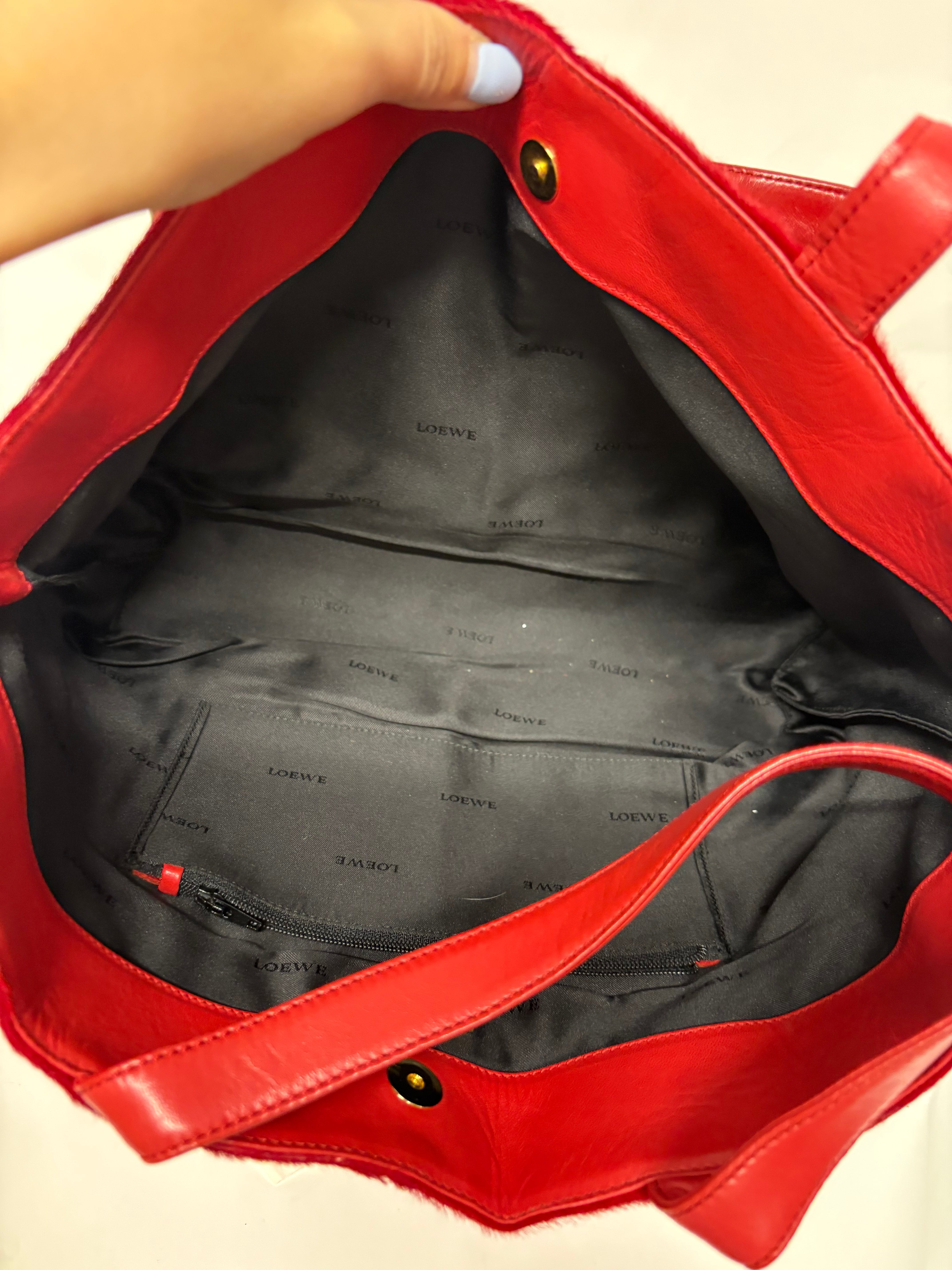 Loewe Vintage Piel de Potro Roja Anagram Original