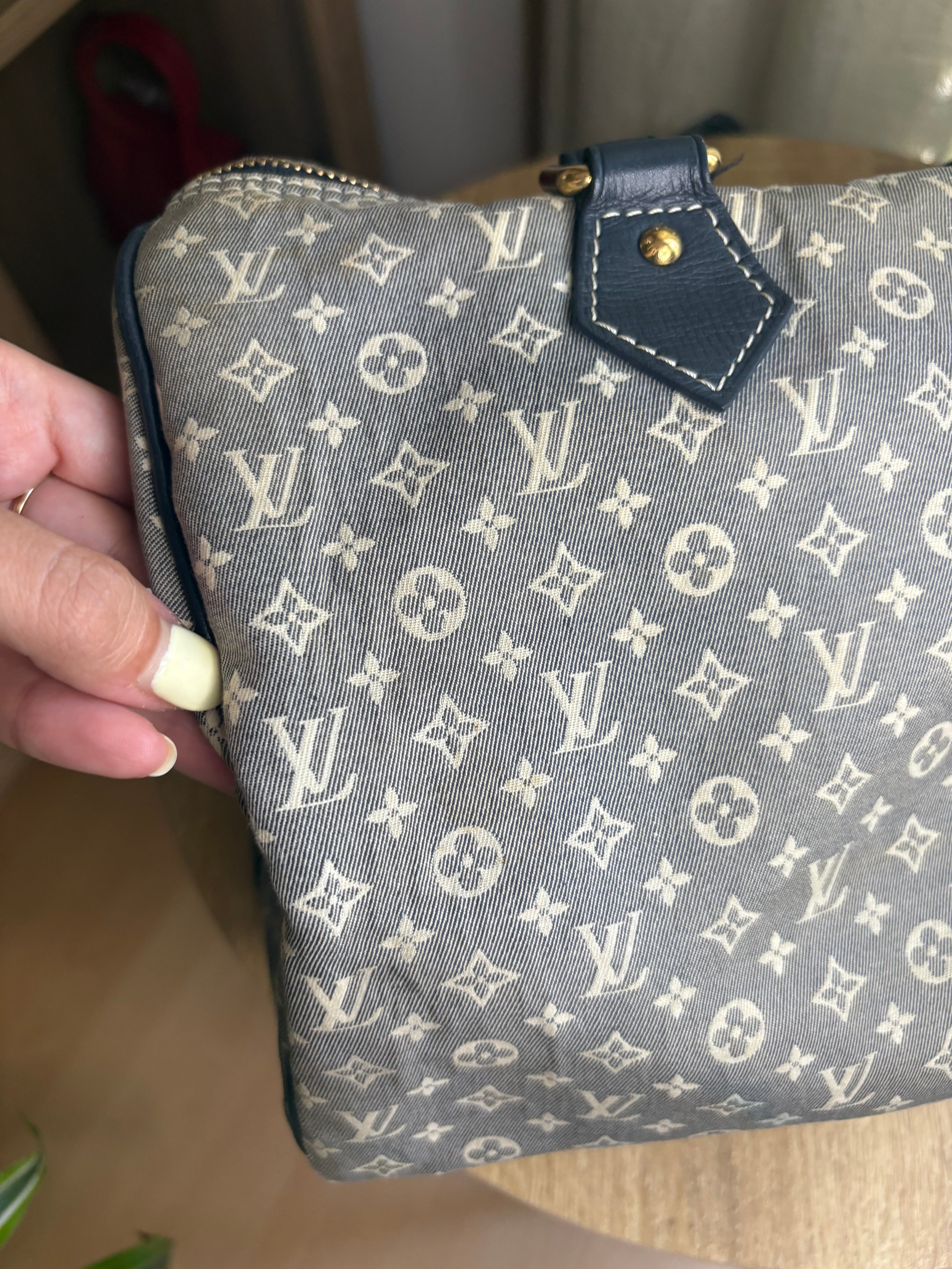 Louis Vuitton Speedy 30 Idylle Monogram Azul Marino – Bandolera 2WAY