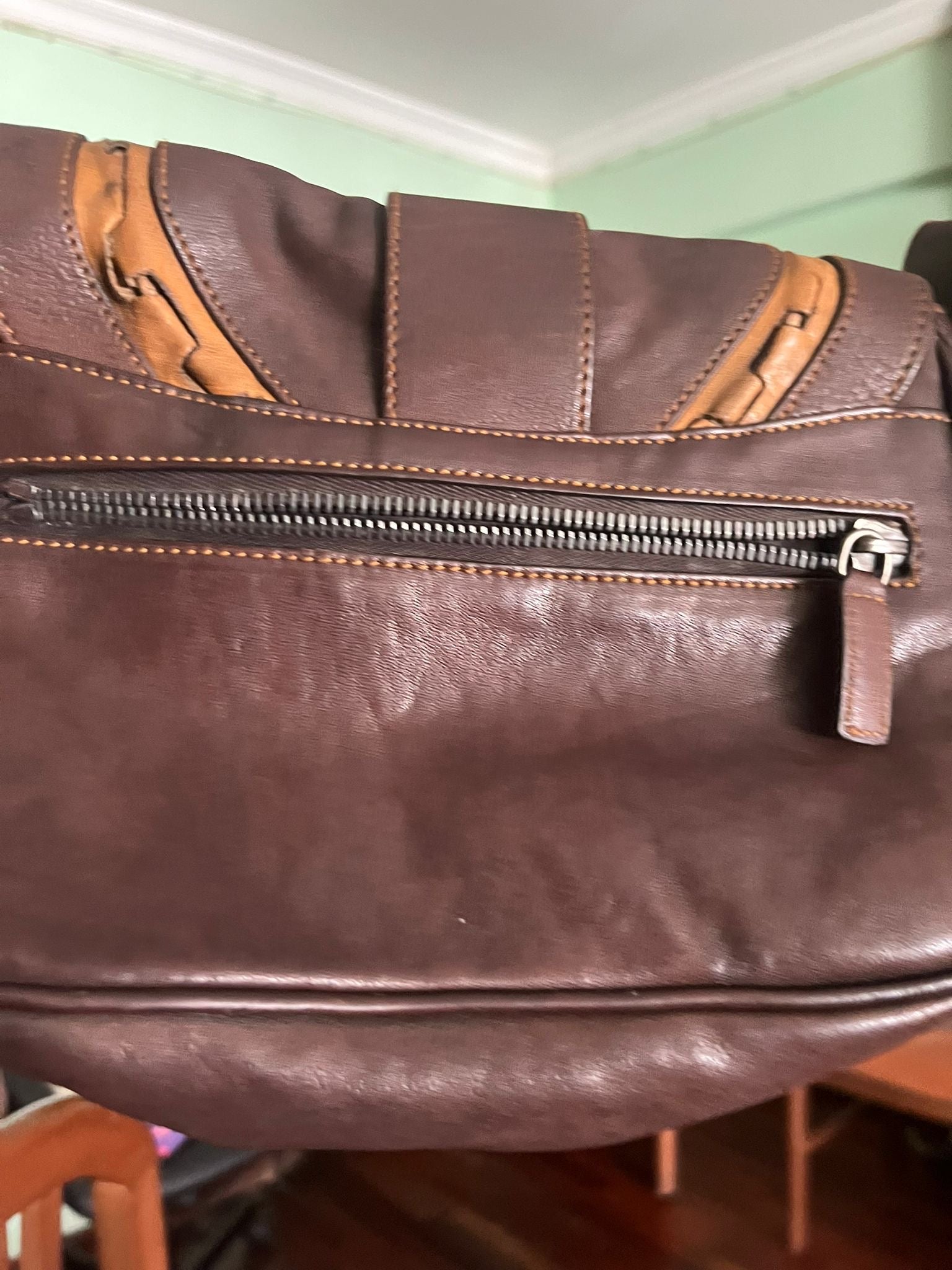 Dior Gaucho Vintage Bandolera Marrón