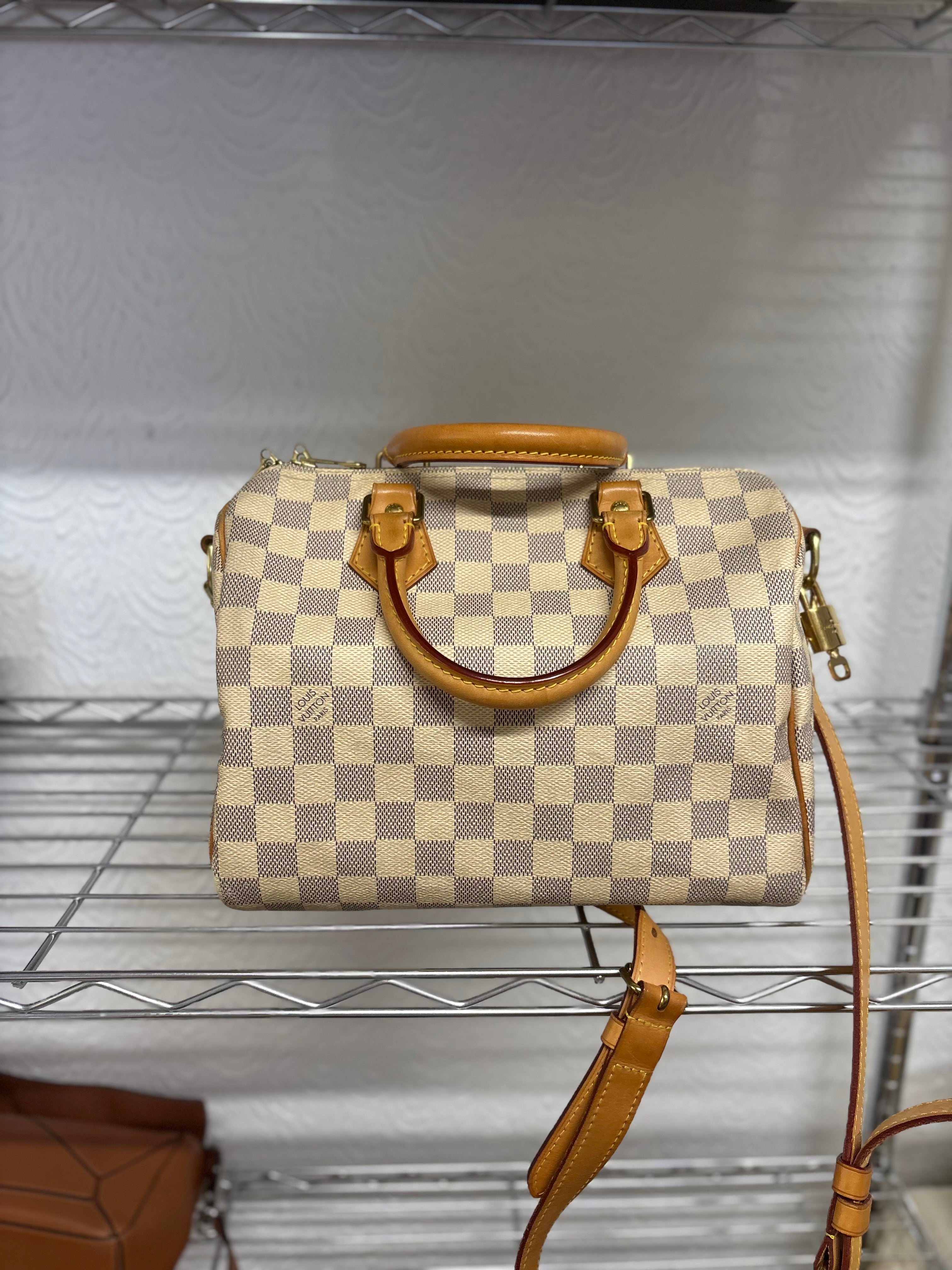 Louis Vuitton Speedy Bandoulière 25 Damier Azur