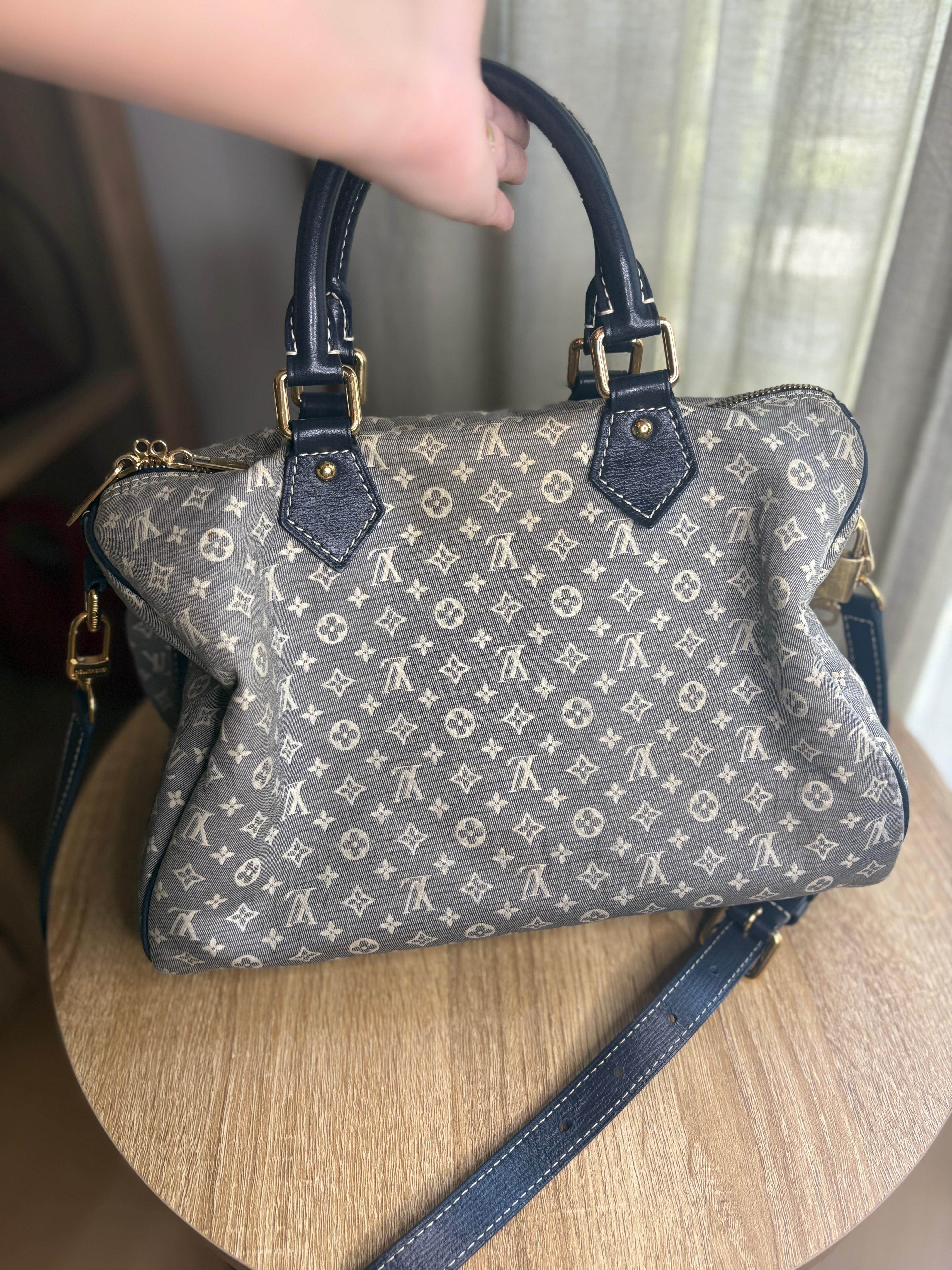 Louis Vuitton Speedy 30 Idylle Monogram Azul Marino – Bandolera 2WAY
