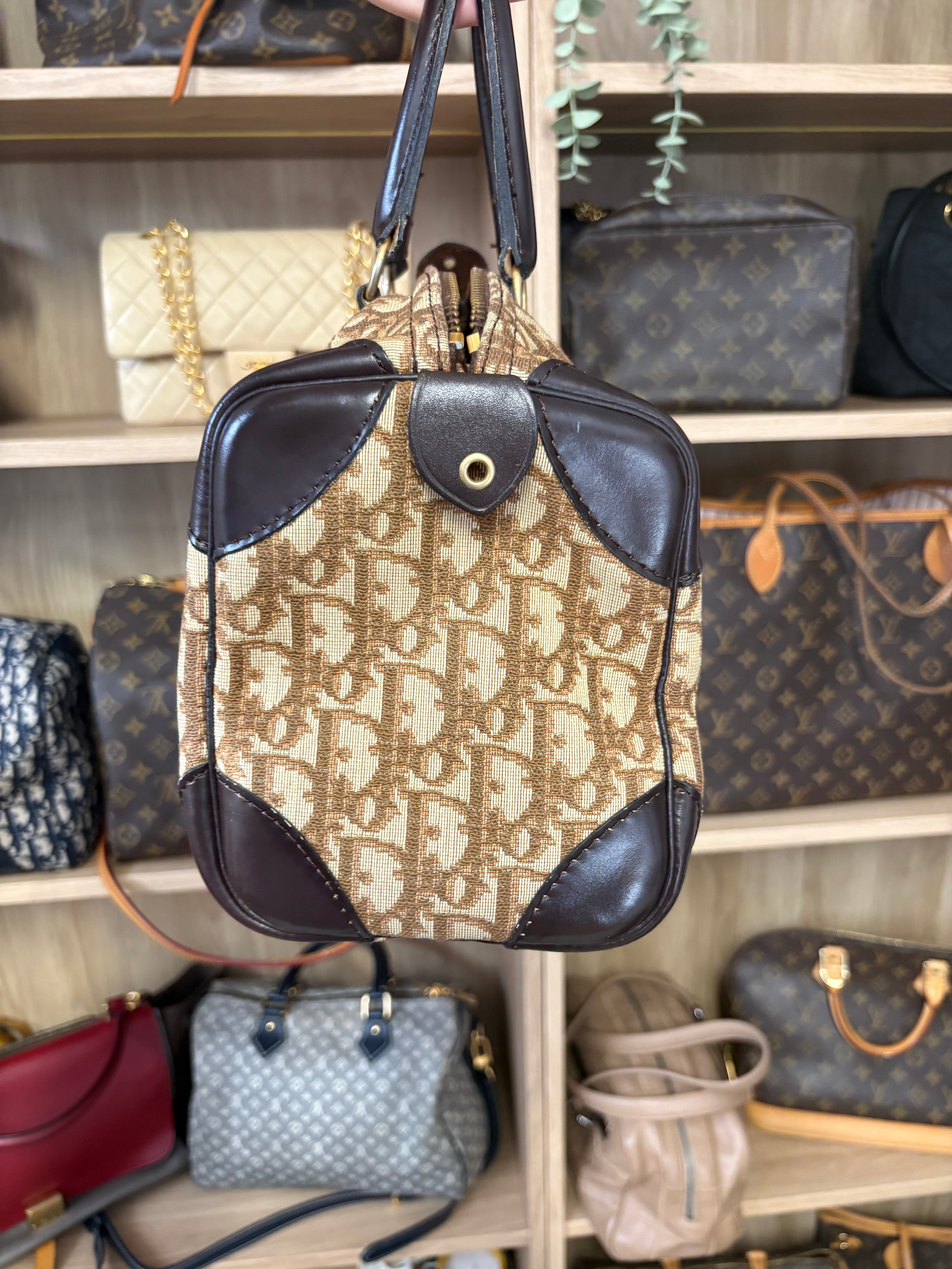 Dior trotter bowling 26 Marron
