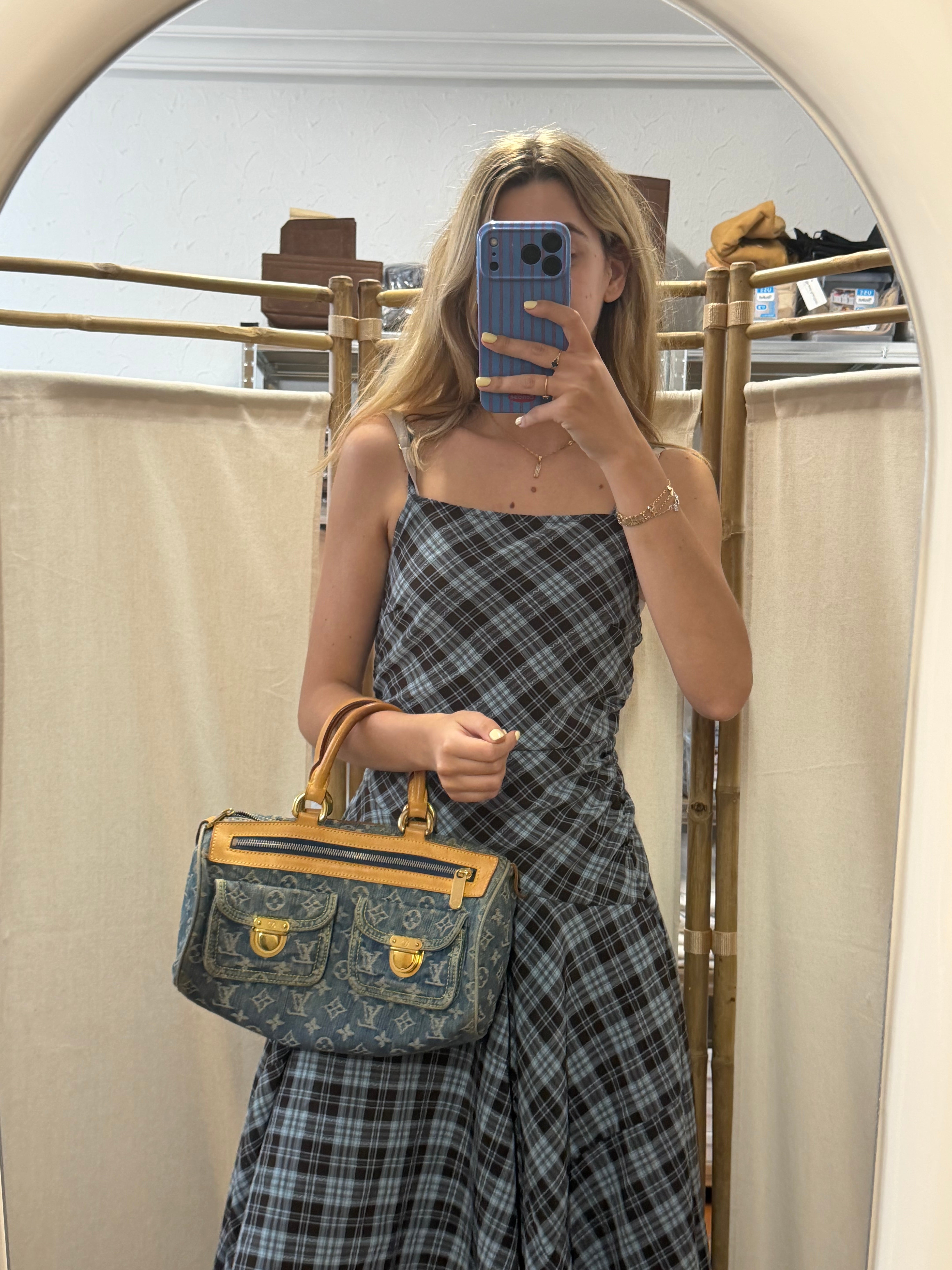 Louis Vuitton Neo Speedy Denim Monogram Azul