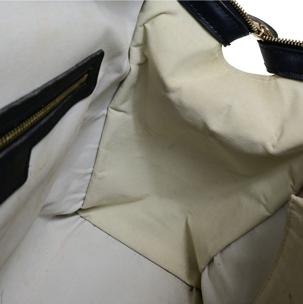 Louis Vuitton Joséphine azul en lona canvas