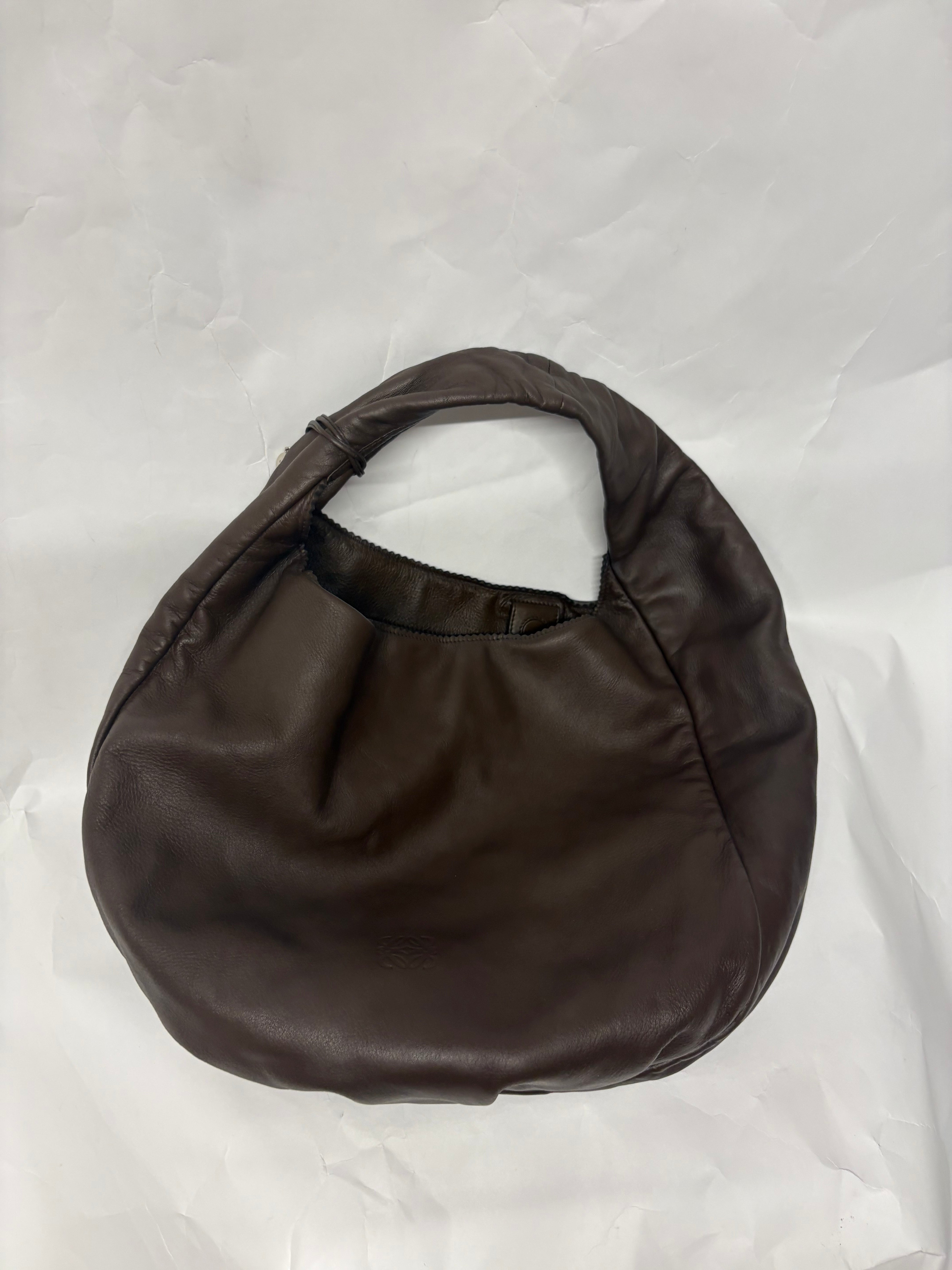 Loewe hobo vintage marron con cartera incluida