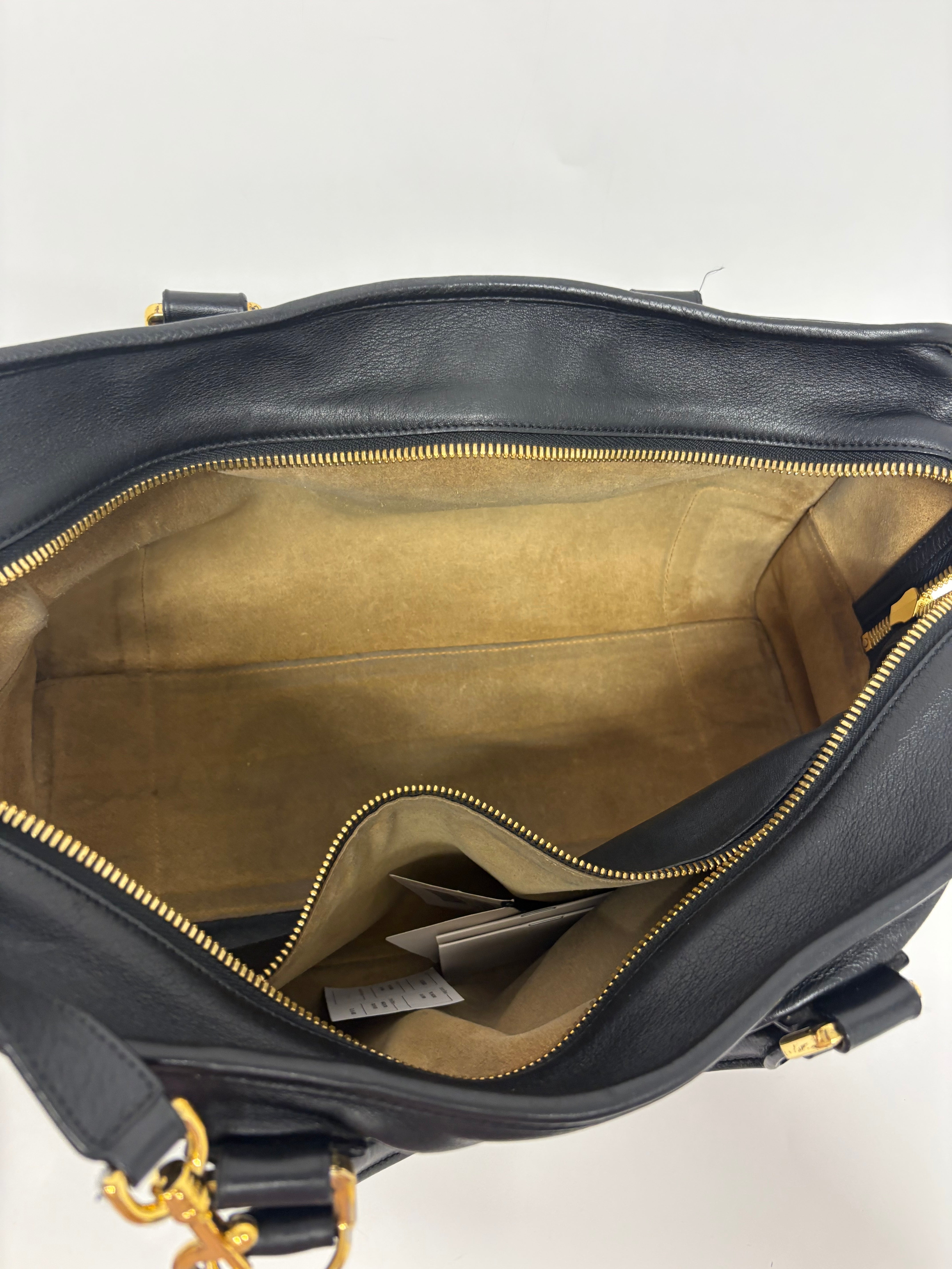 Loewe amazona 35 bandolera piel becerro negra