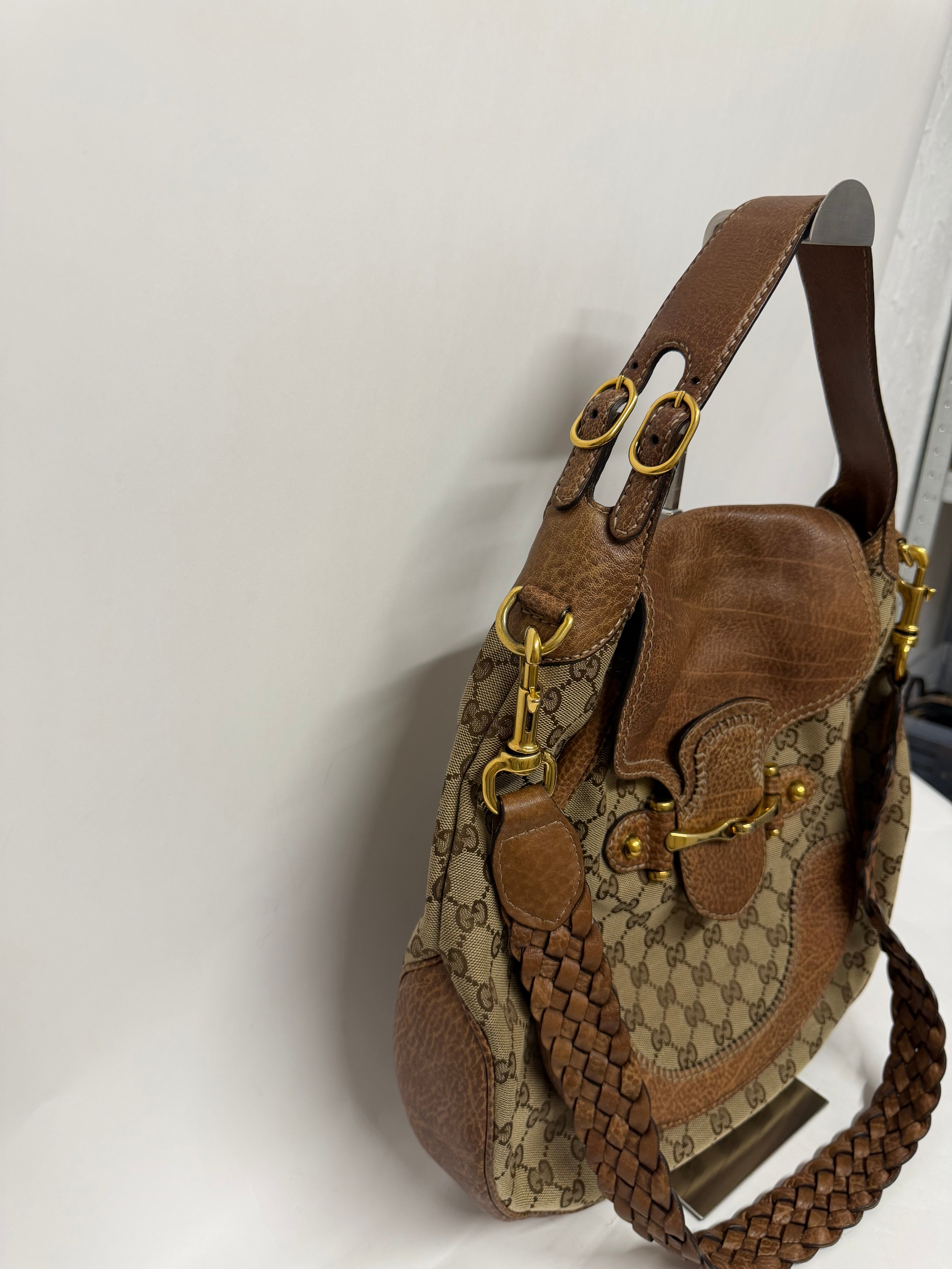 Gucci New Pelham Satchel GG Canvas Large