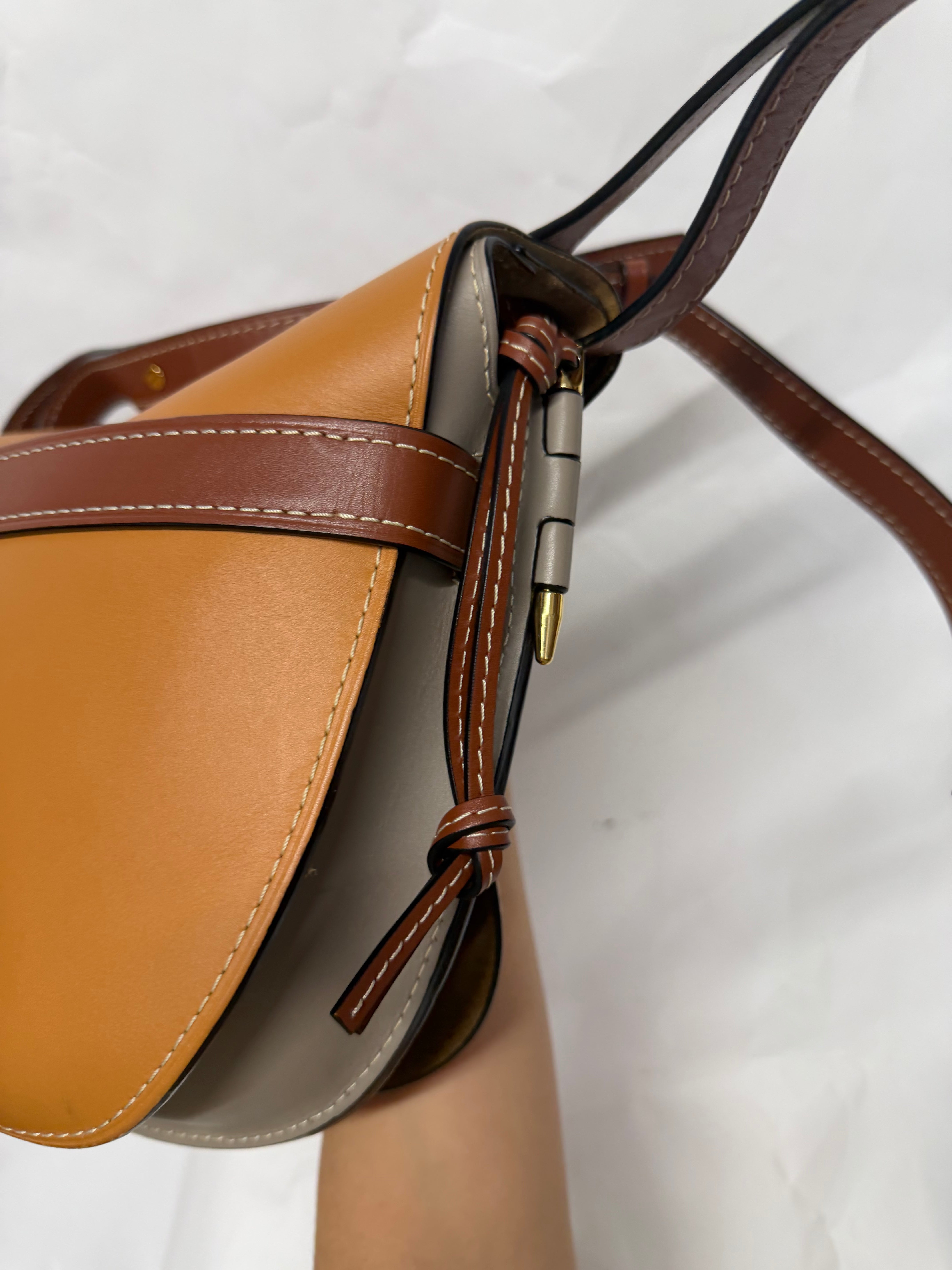 Loewe gate tricolor grande bandolera