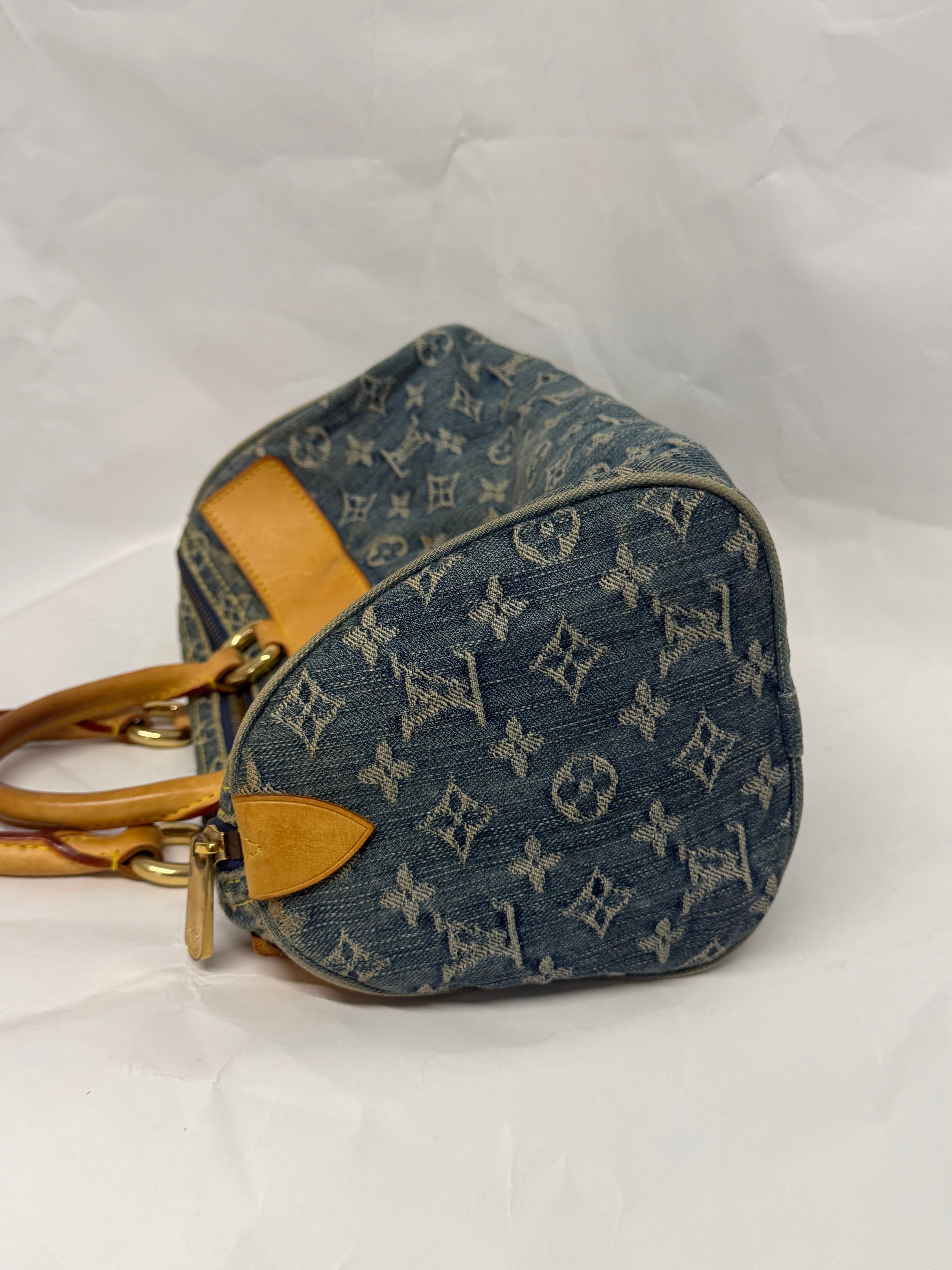 Louis Vuitton Neo Speedy Denim Monogram Azul