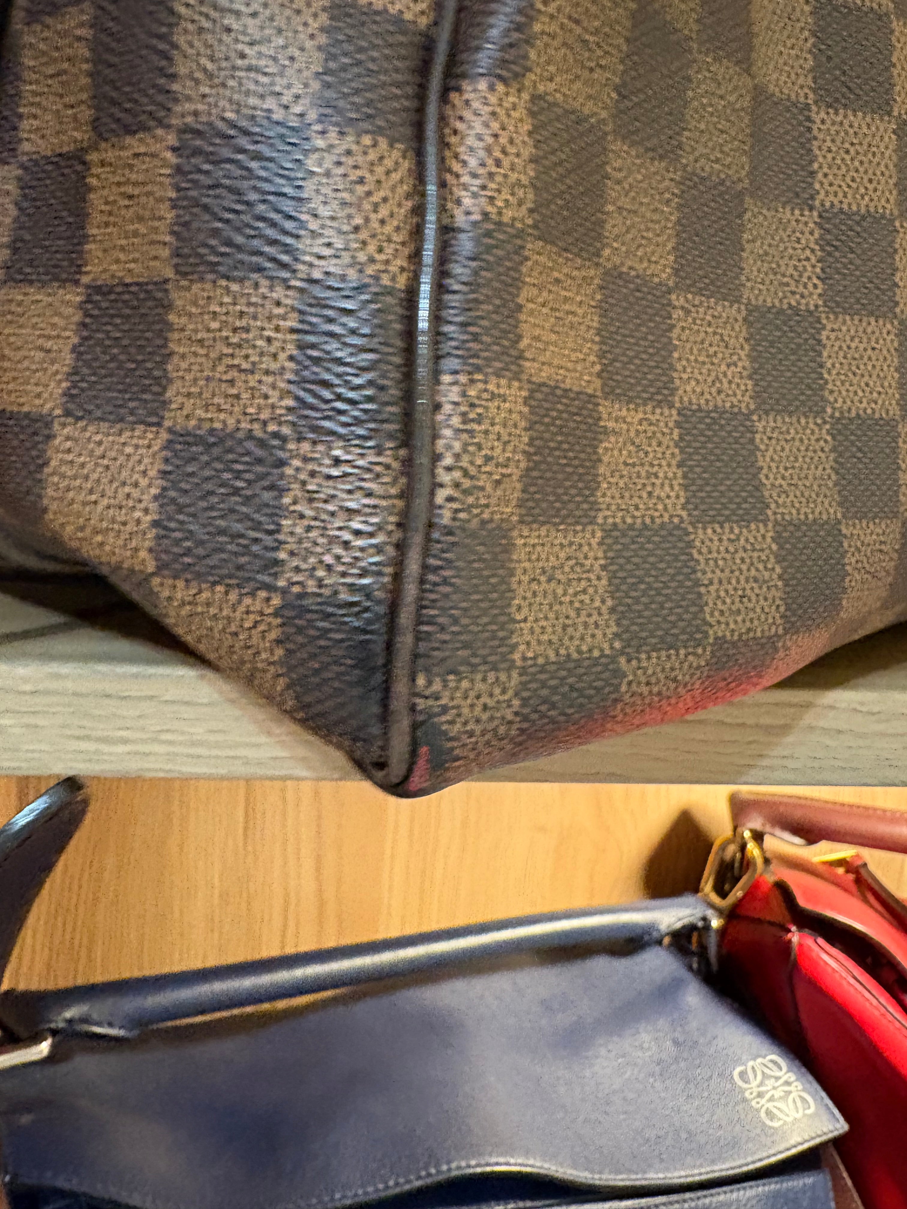 Louis Vuitton Speedy 30 Damier Ebene Bandolera