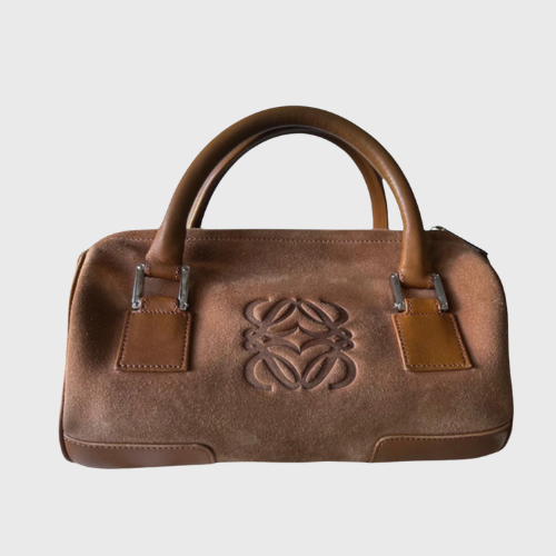 Bolso Brida Amazona en ante camel con accesorios completos