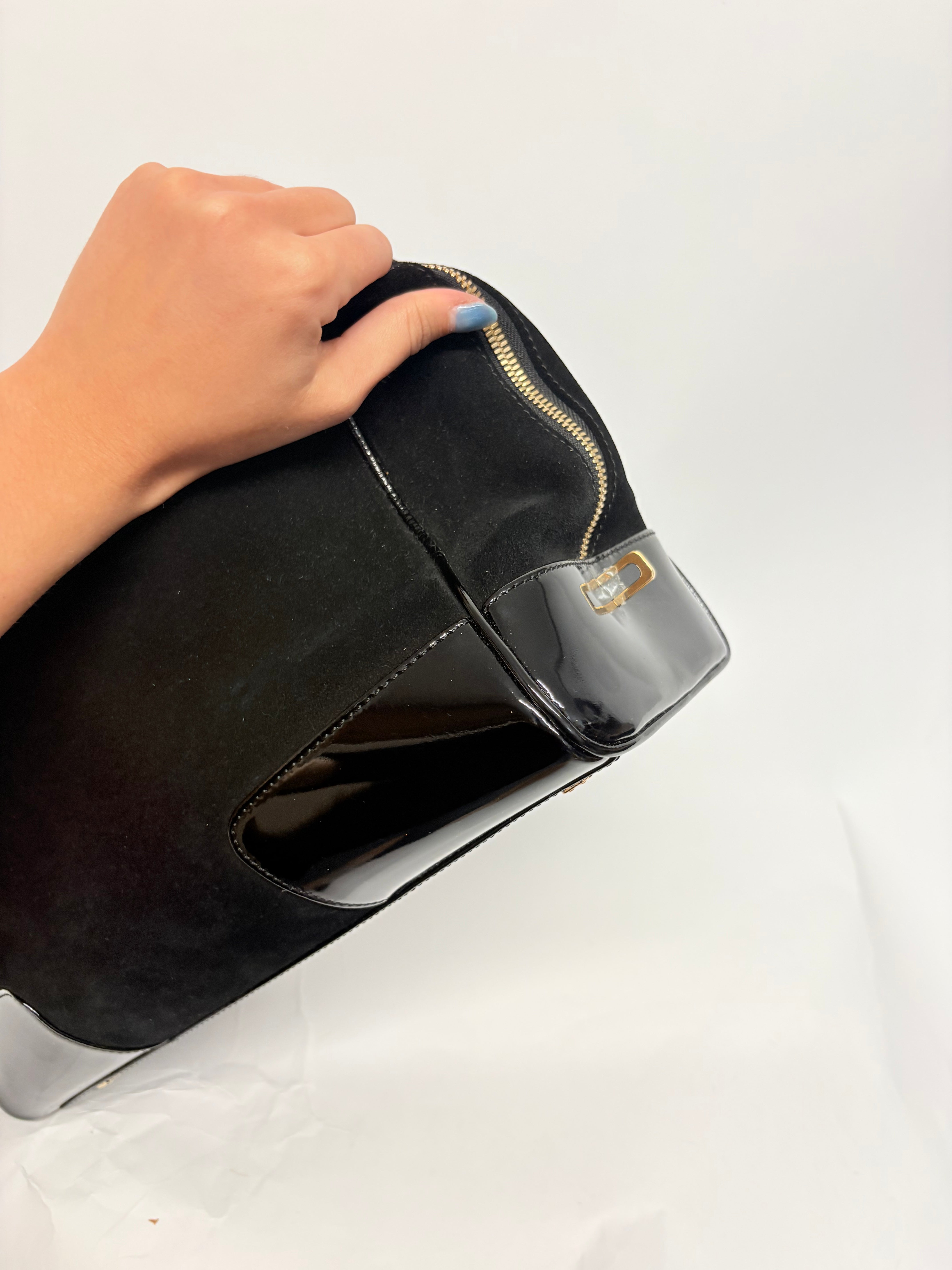 Loewe Amazona 36 Joya Ante y Charol Negro – Edición Especial Vintage