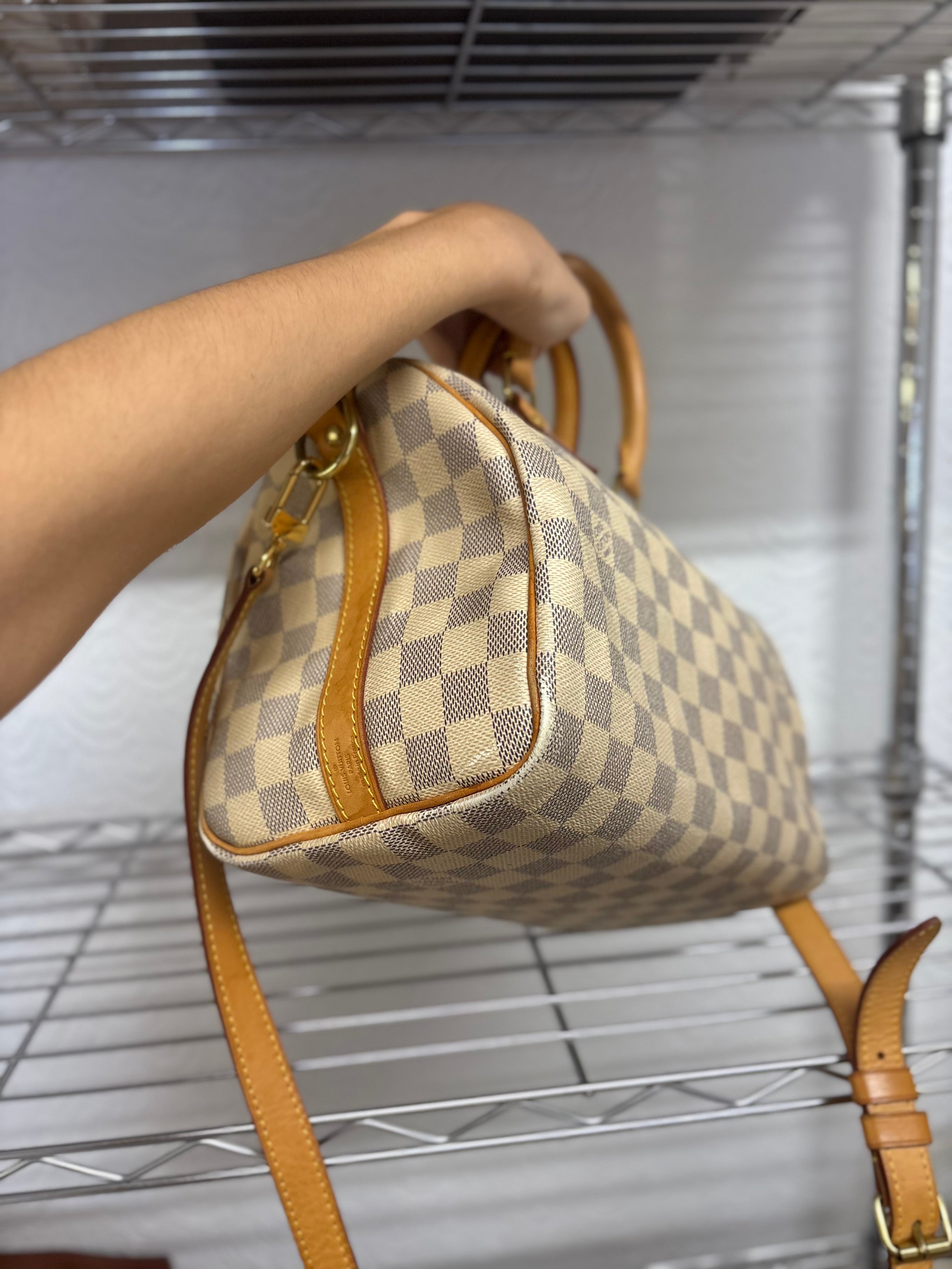 Louis Vuitton Speedy Bandoulière 25 Damier Azur