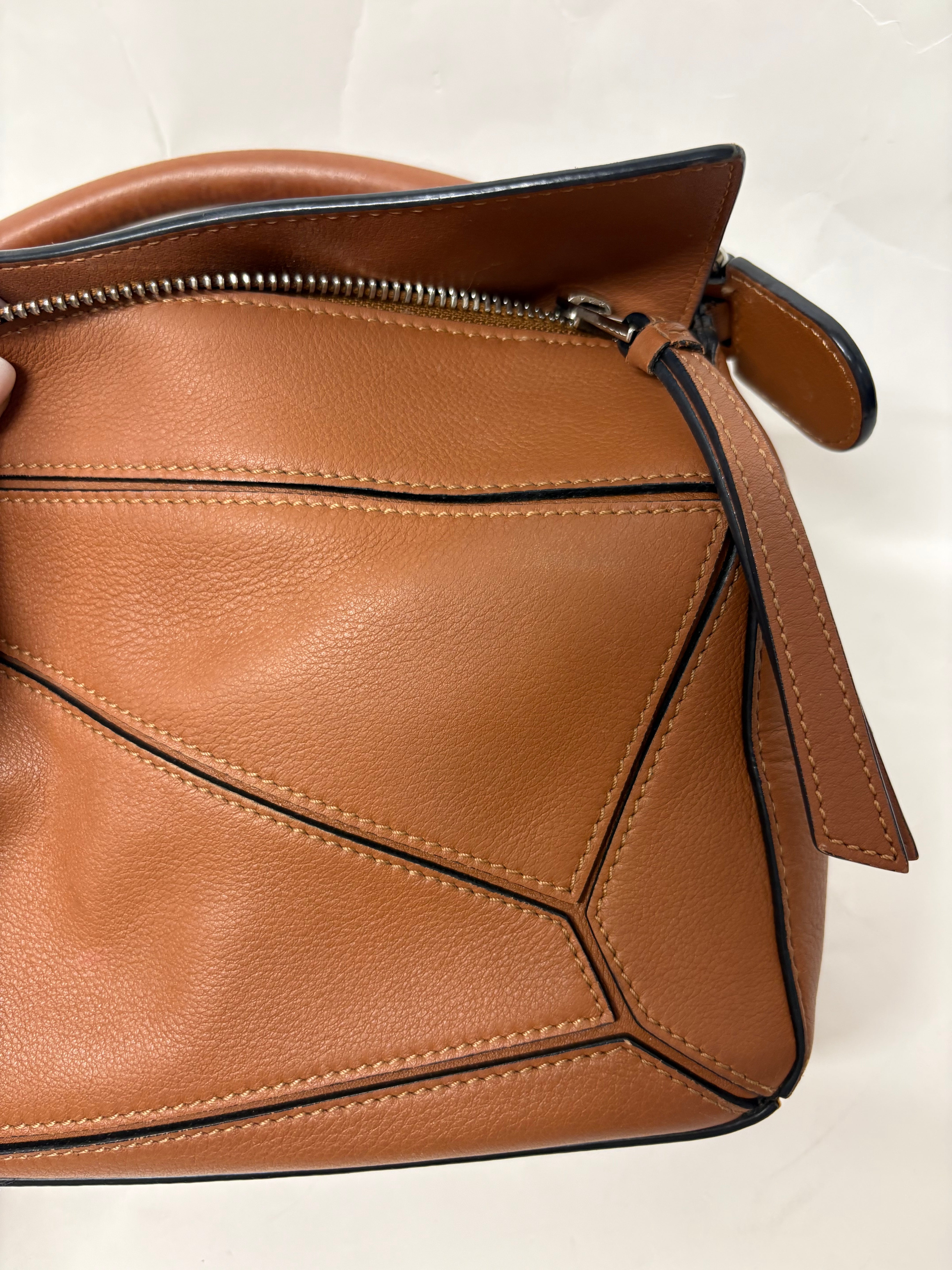 Loewe puzzle small pequeño camel marrón