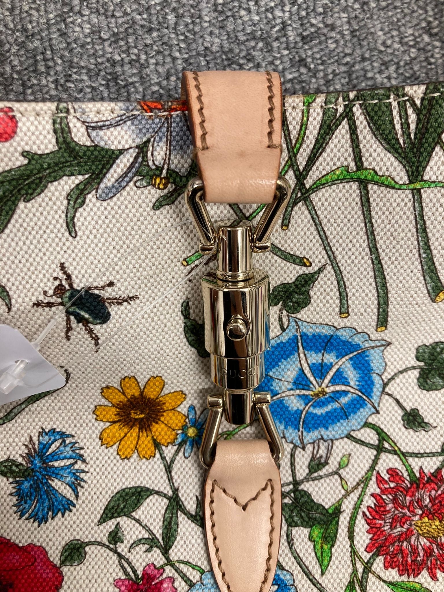 Gucci Jackie Flora Shoulder Bag – Canvas floral