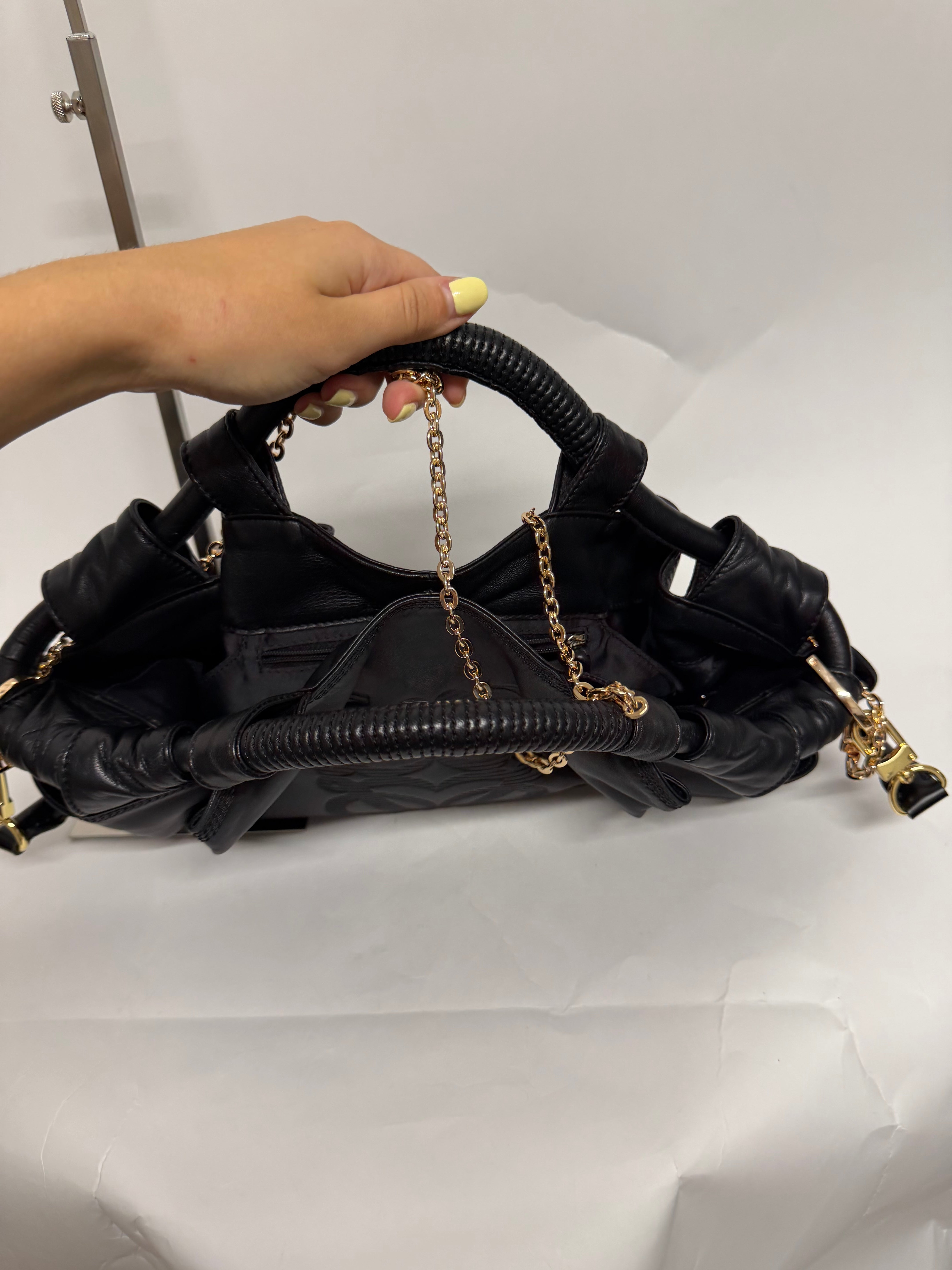 Loewe Aire nappa pequeño Negro dos bandoleras