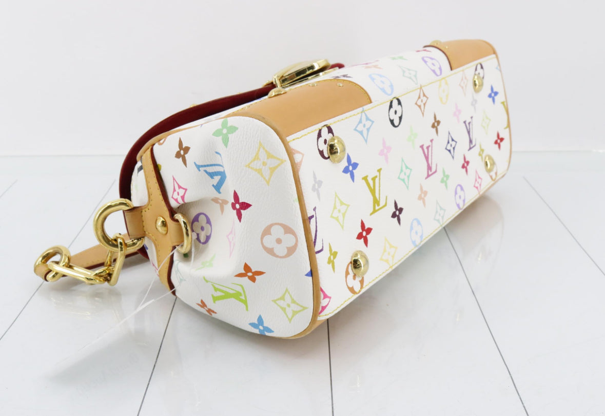 Louis Vuitton Beverly MM Multicolor Blanco