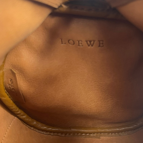 Bolso Brida Amazona en ante camel con accesorios completos