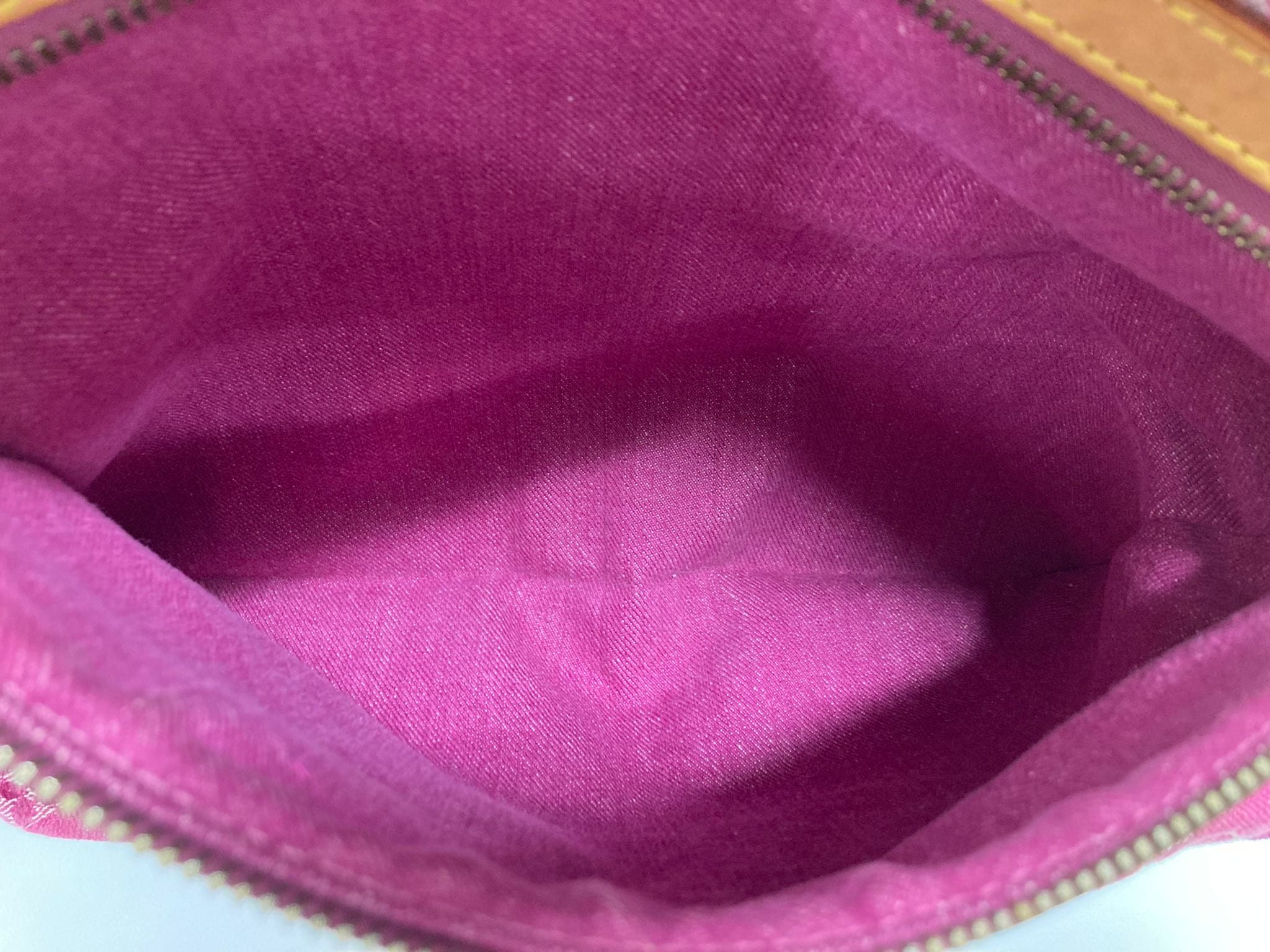 Bolso Louis Vuitton Baggy GM Monogram Denim rosa