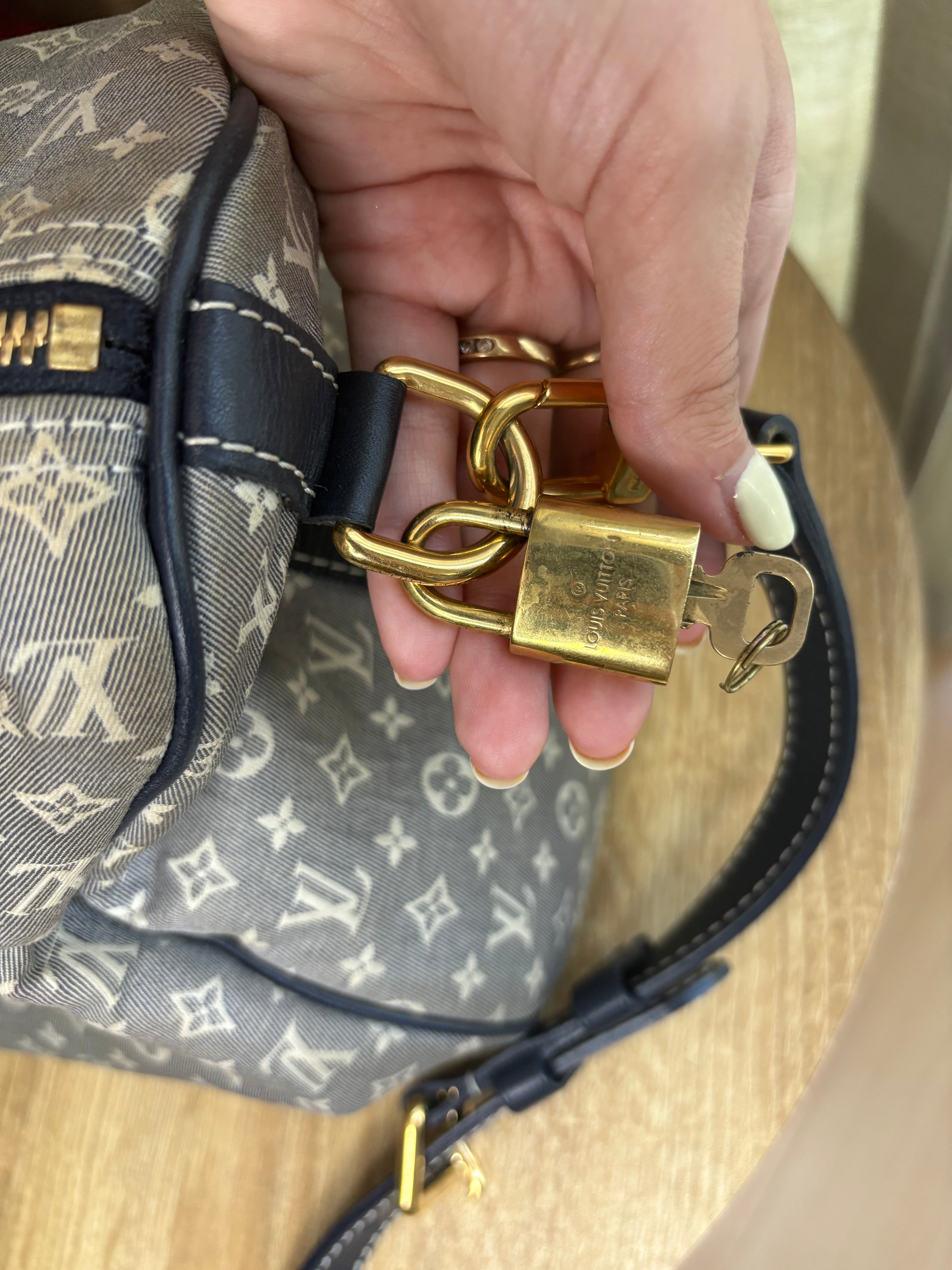 Louis Vuitton Speedy 30 Idylle Monogram Azul Marino – Bandolera 2WAY
