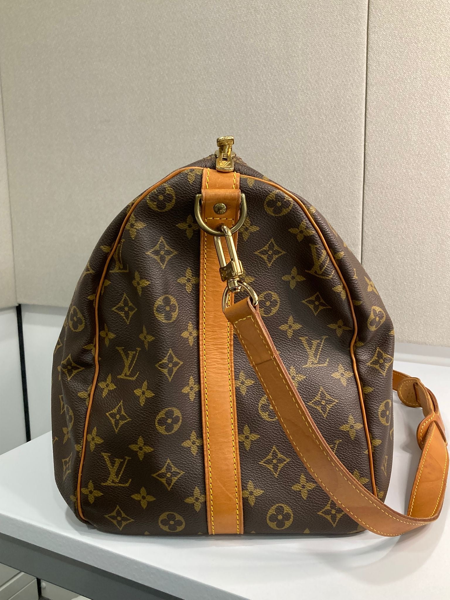 Louis Vuitton Keepall 50 bandolera canvas monogram