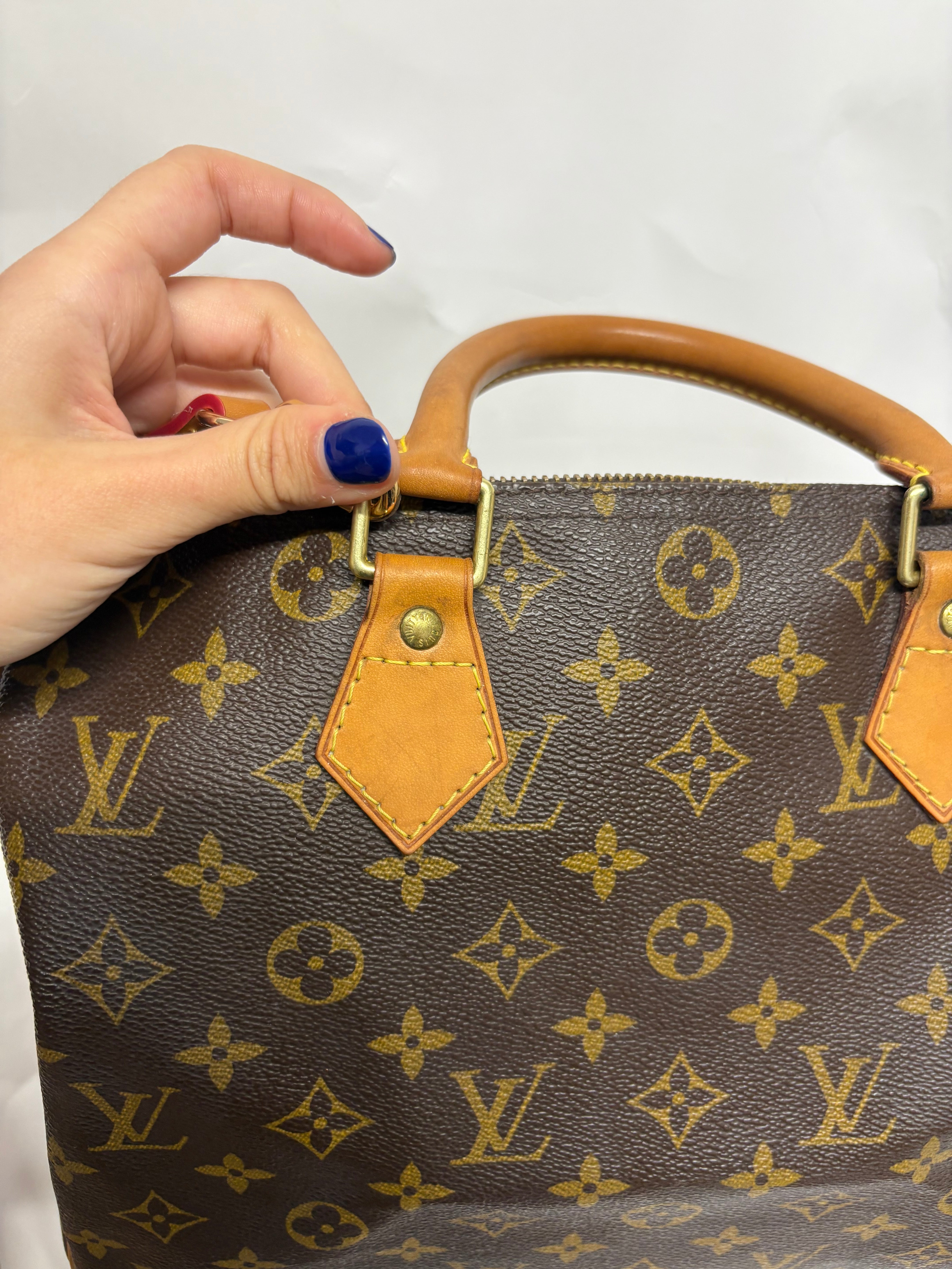 Louis Vuitton Speedy 30 Monogram con bandolera extra