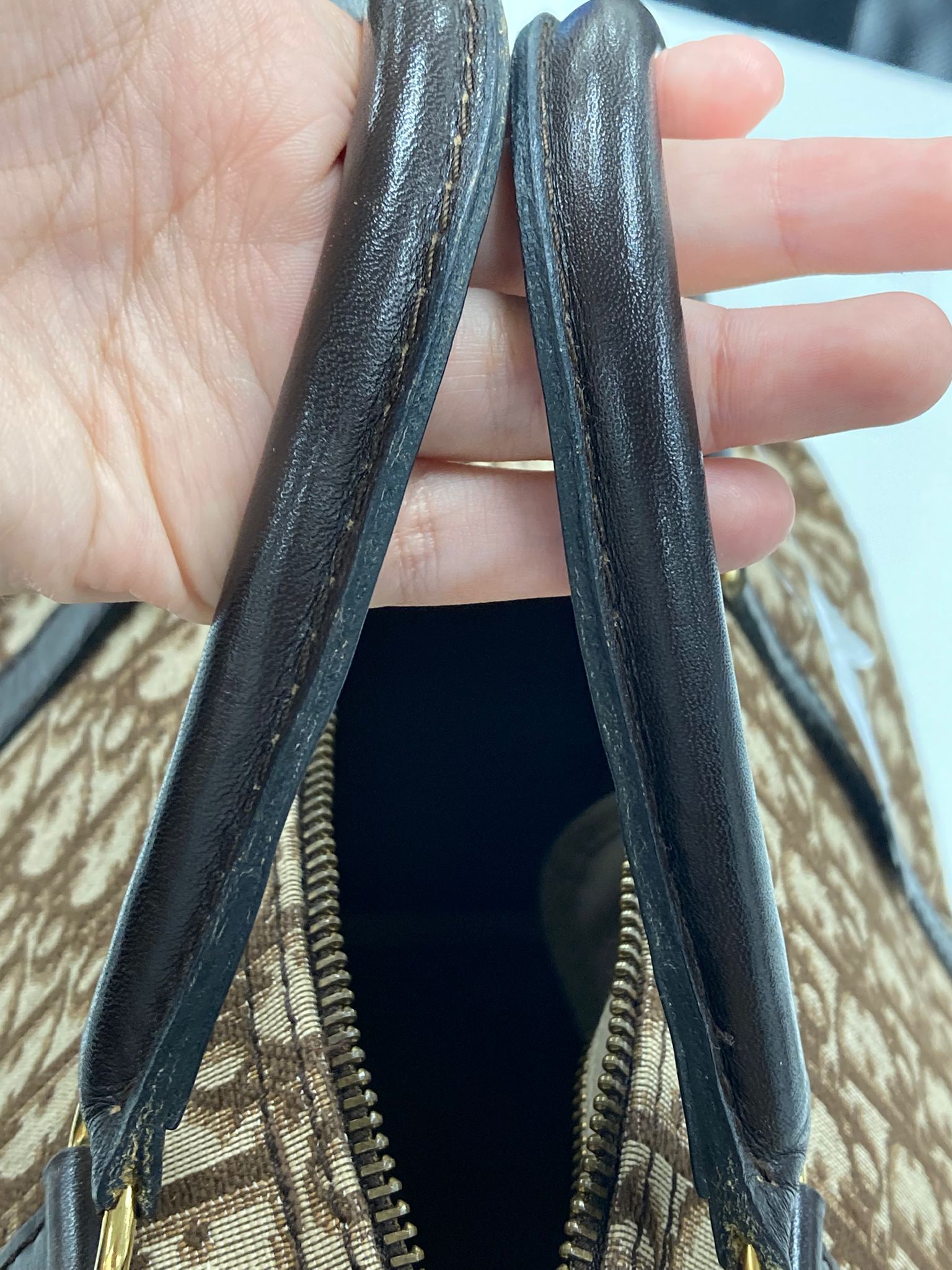 Dior trotter 40 vintage marrón