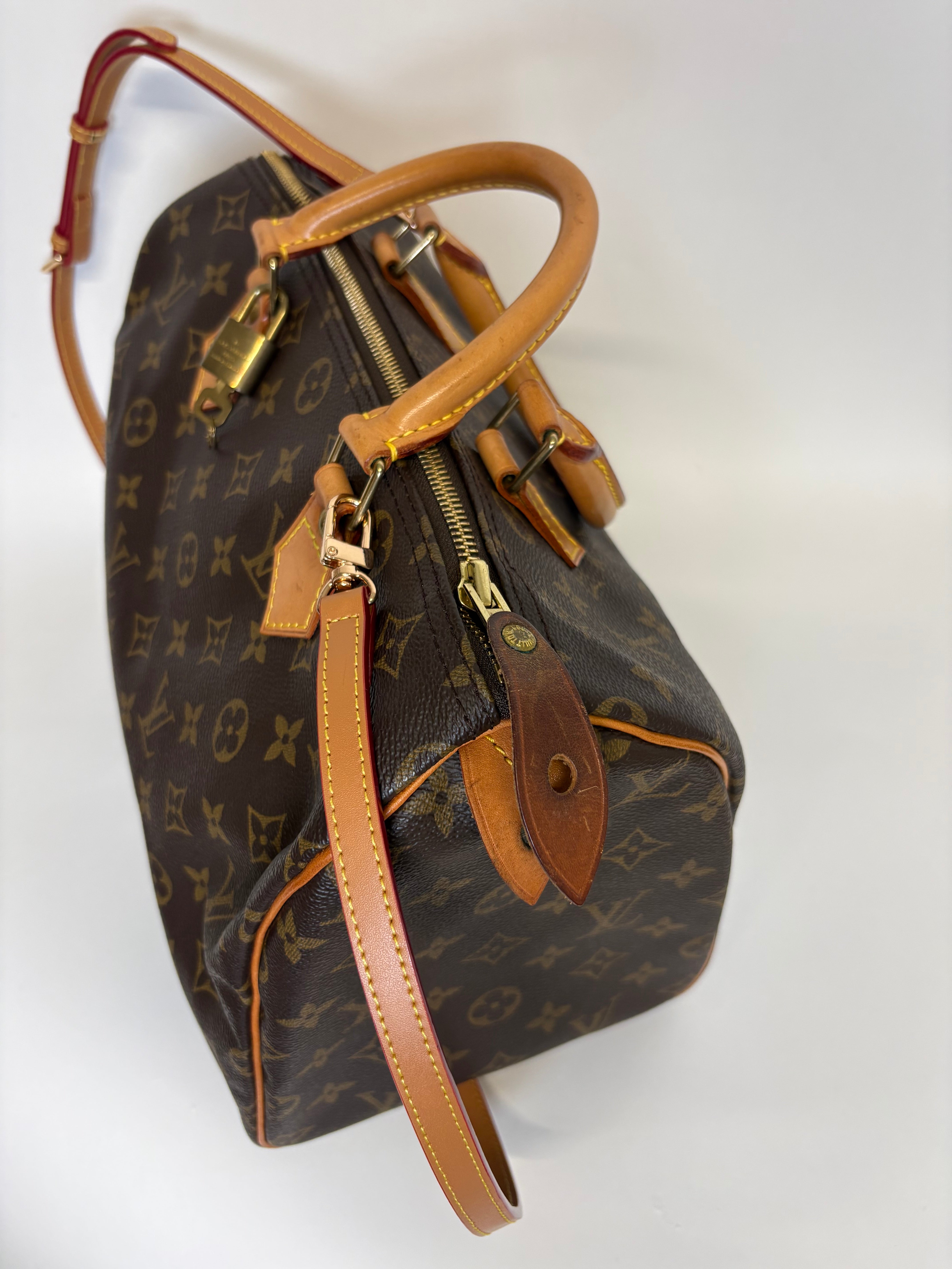 Speedy 30 canvas monogram con bandolera extra